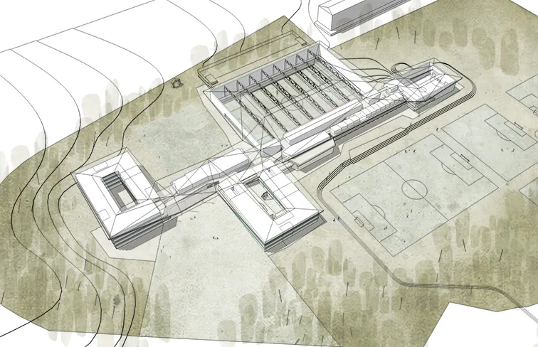 Lageplan DFB-Campus, Grafik