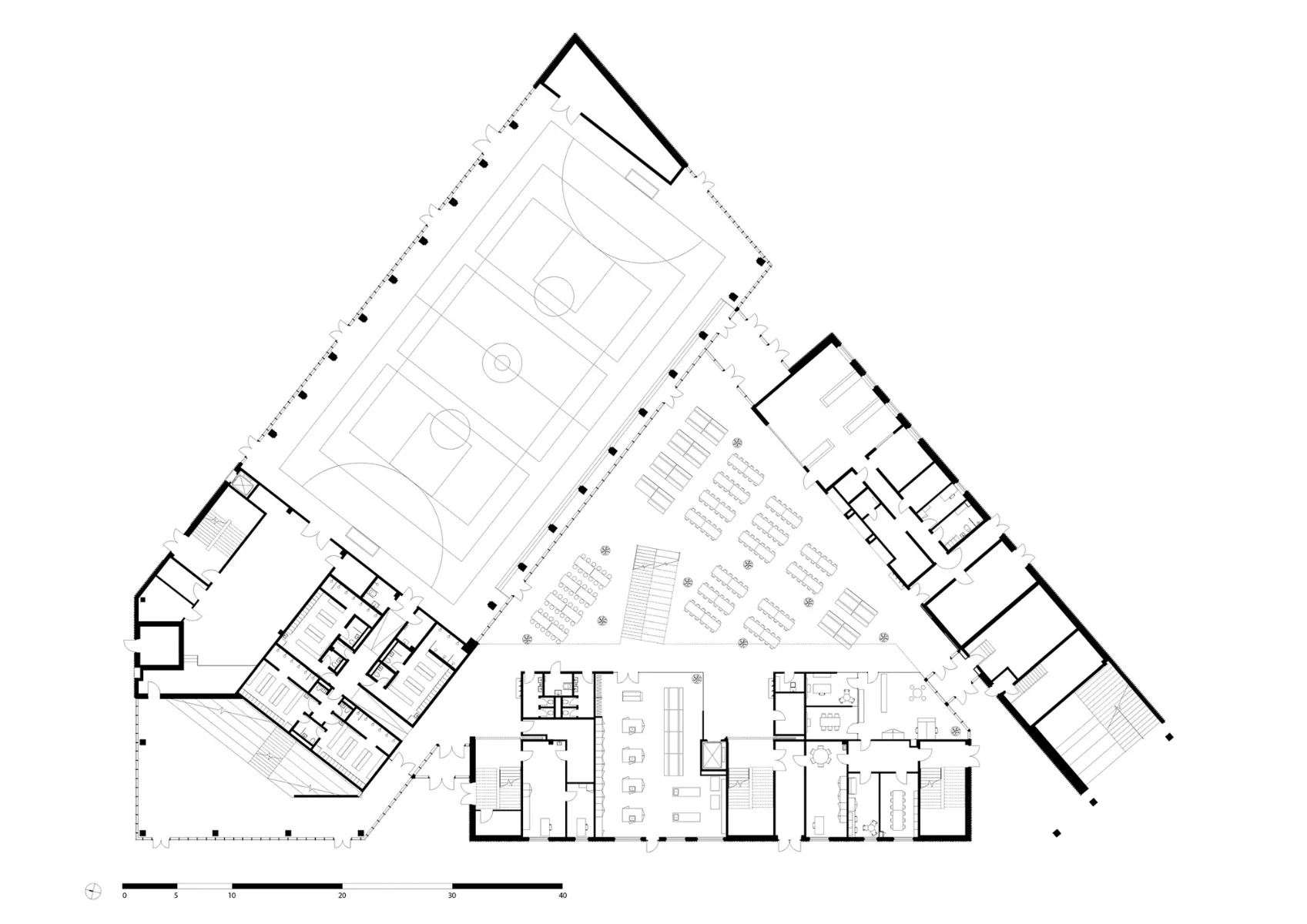 Grundriss EG, Grafik