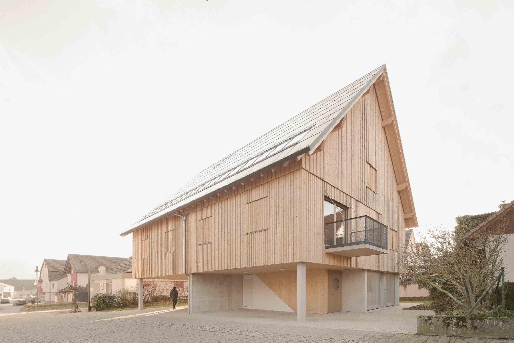 Strohballenhaus bei Heilbronn von Atelier Kaiser Shen