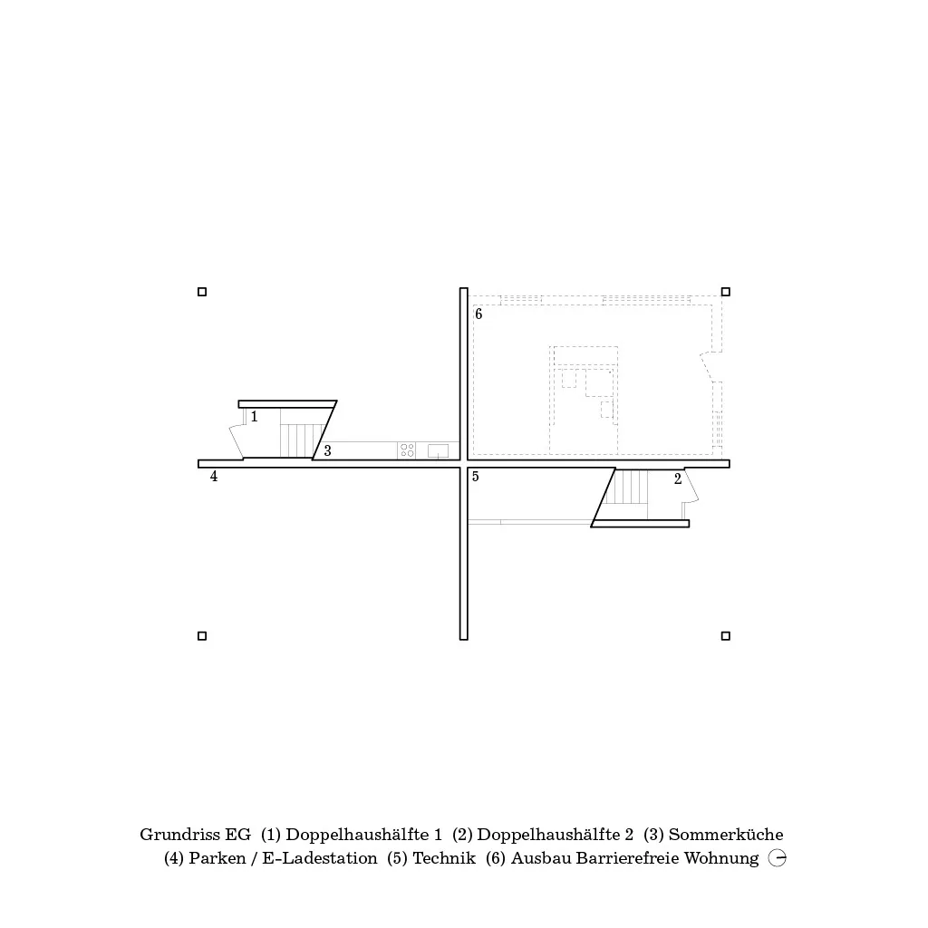 Grundriss Erdgeschoss, Grafik