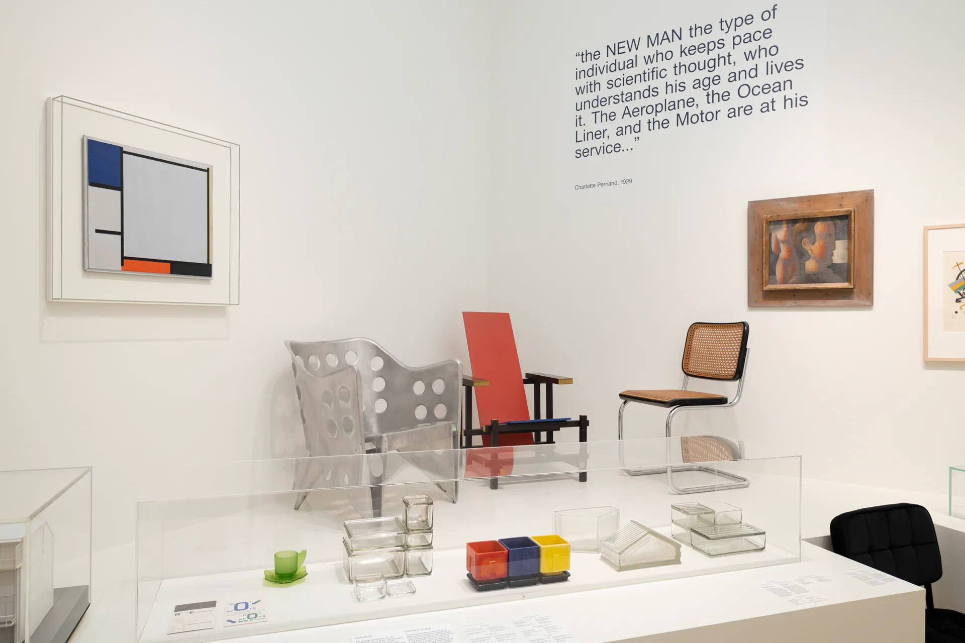 Blick in die Ausstellung Modern – Van Gogh, Rietveld, Léger und andere