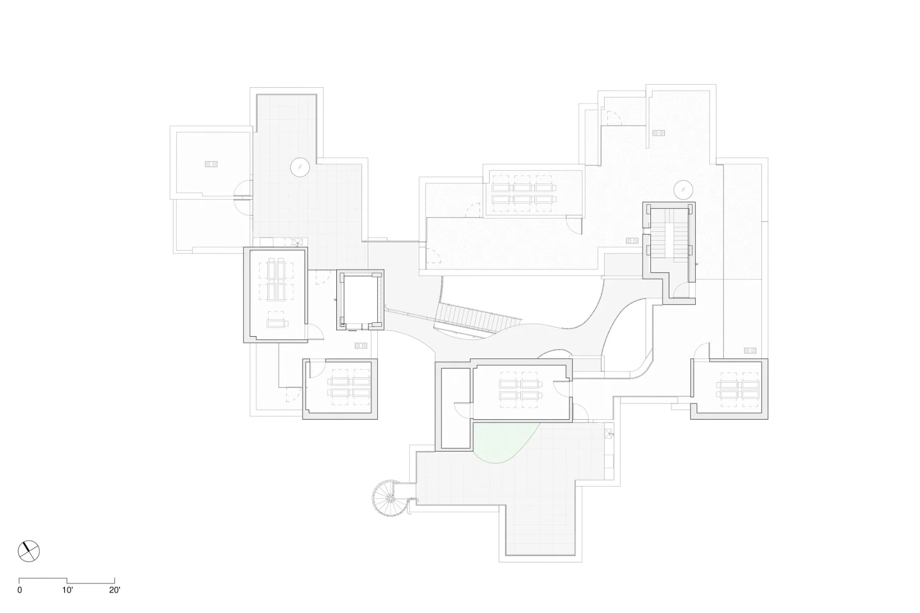Grundriss Dach, Grafik