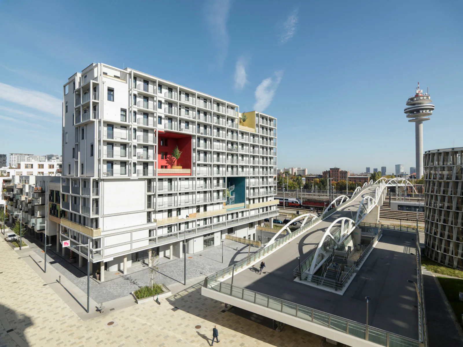 Die Musicbox vereint wohnen, arbeiten und Freizeit in einem Bau.