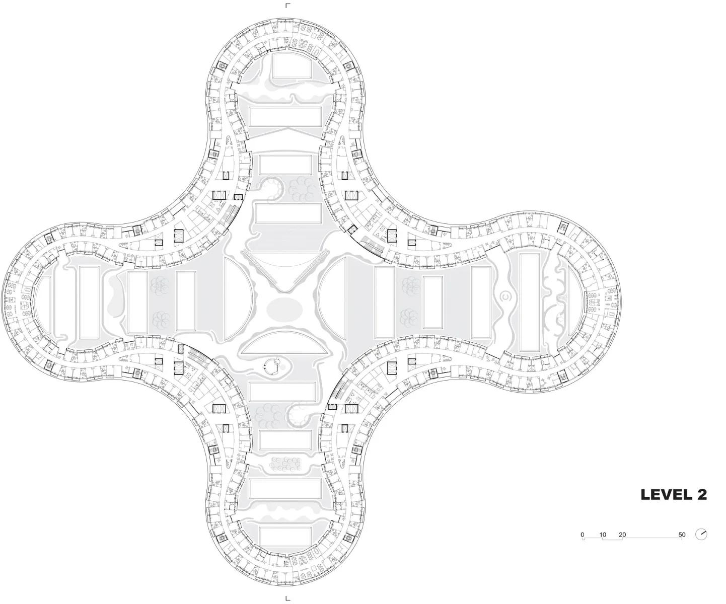 Grundriss Level 2, Grafik