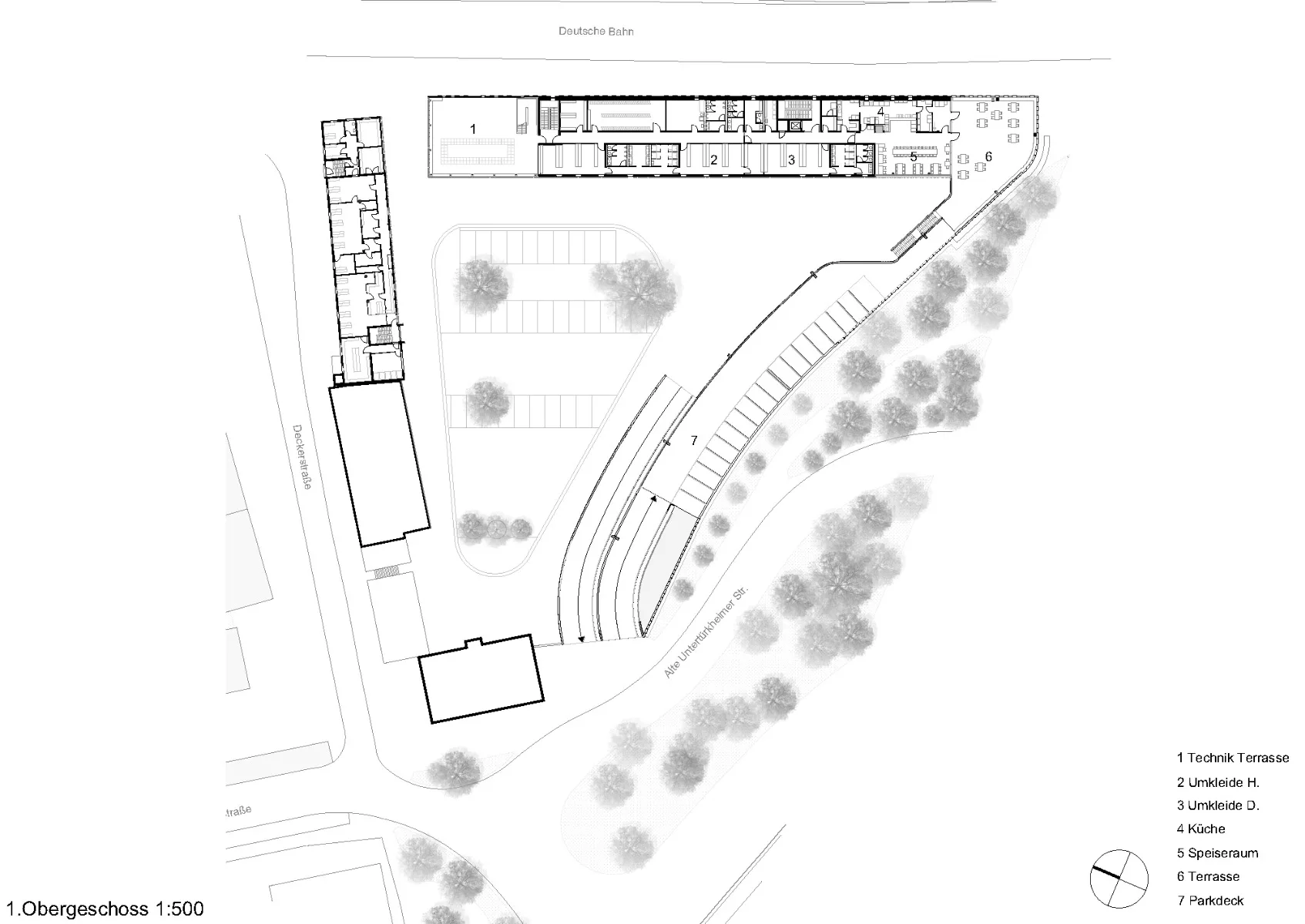 Grundriss 1. OG, Grafik