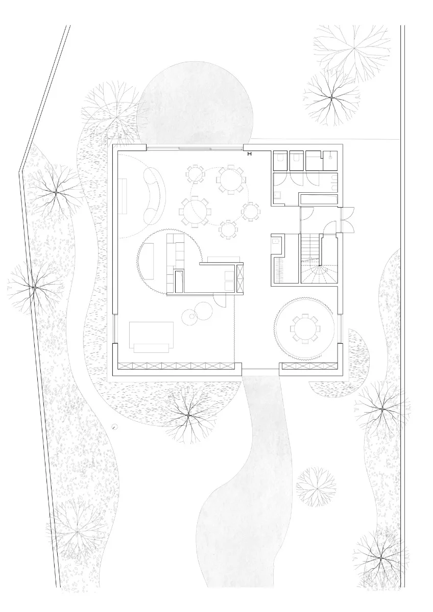 Grundriss, EG, Grafik