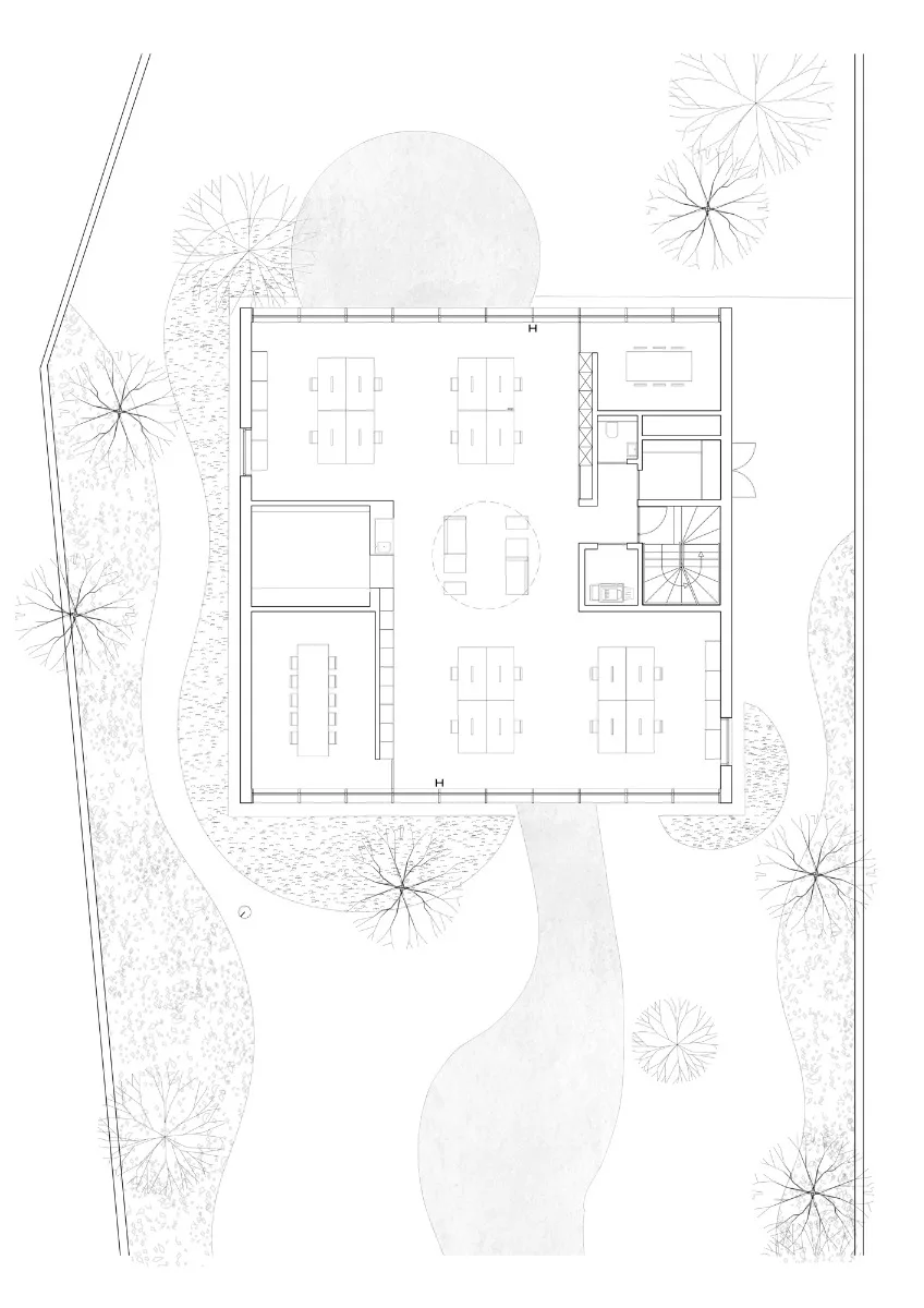 Grundriss, 1. OG, Grafik