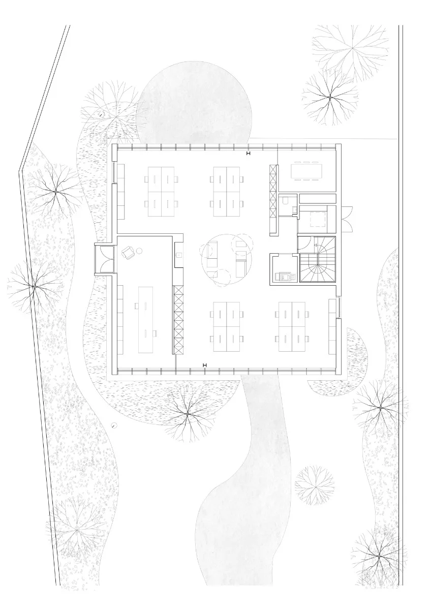 Grundriss, 2. OG, Grafik