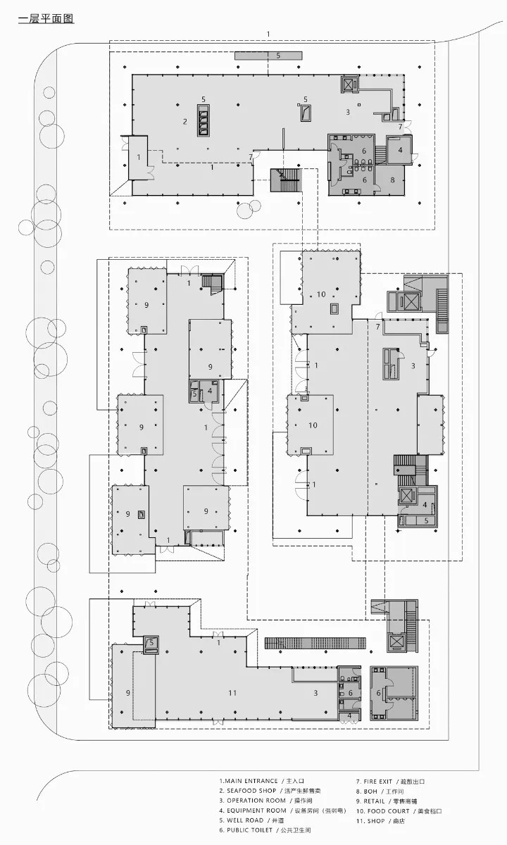 Grundriss EG, Grafik