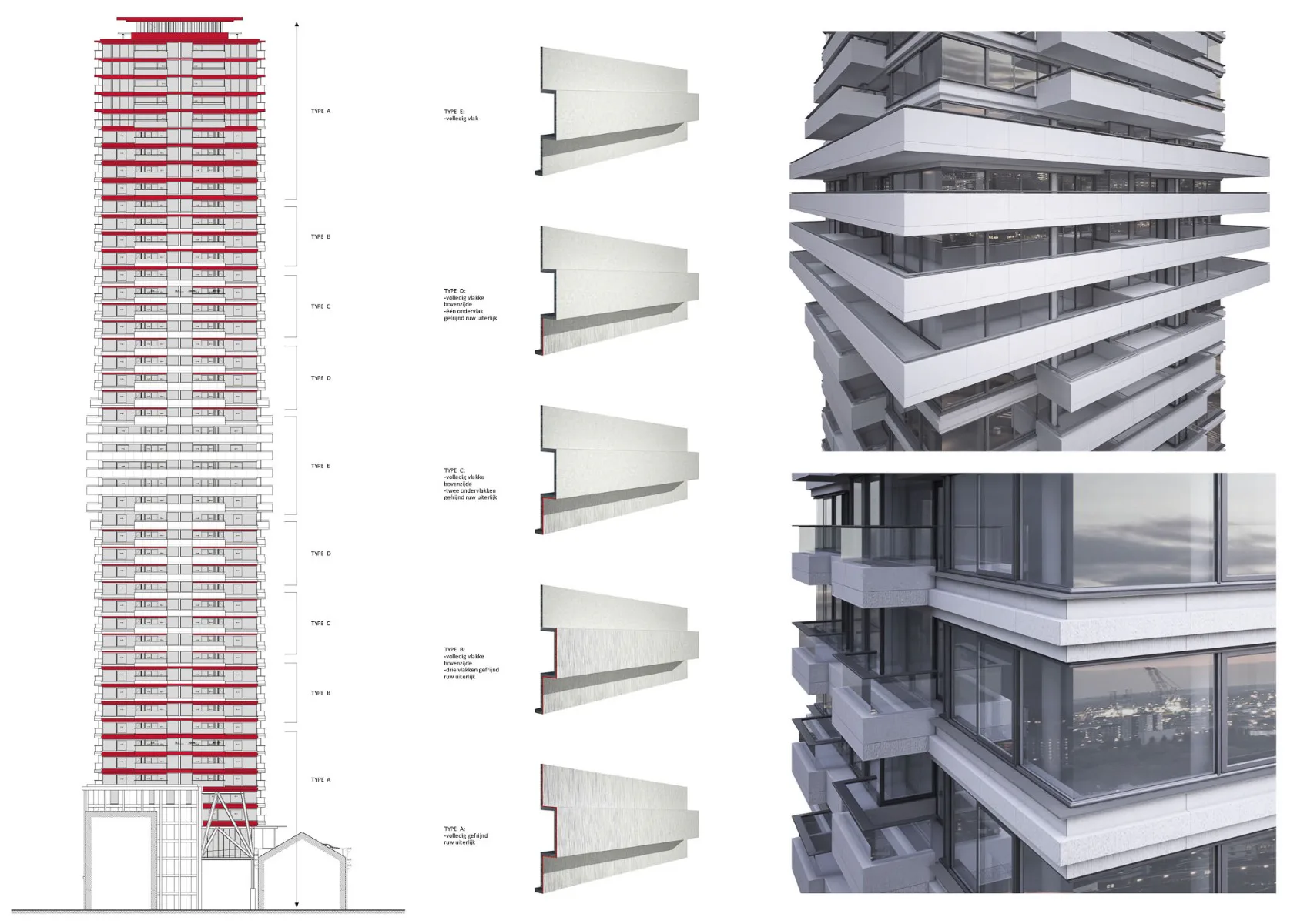 Fassadendetails, Grafik