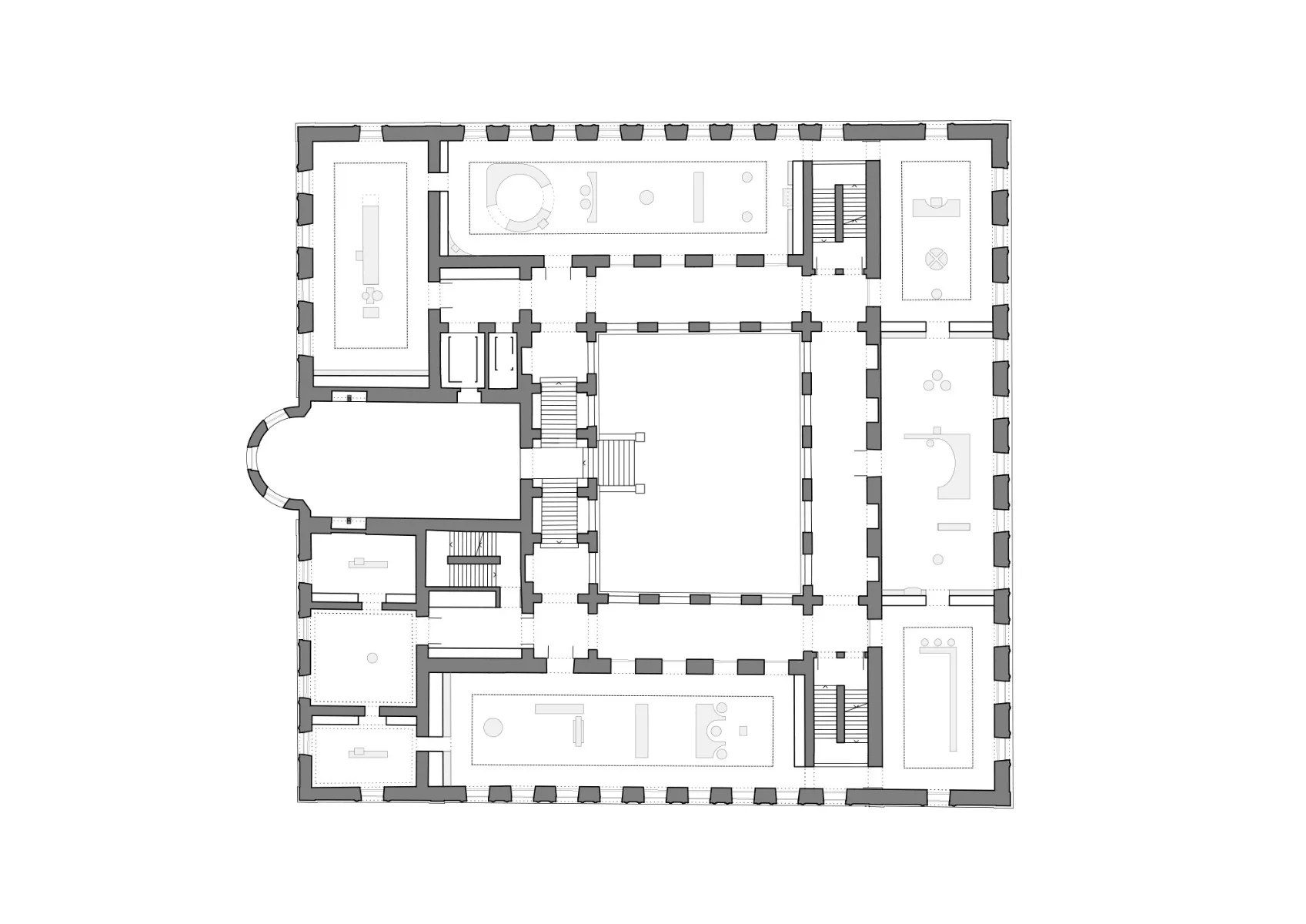 Grundriss 1. Obergeschoss, Grafik