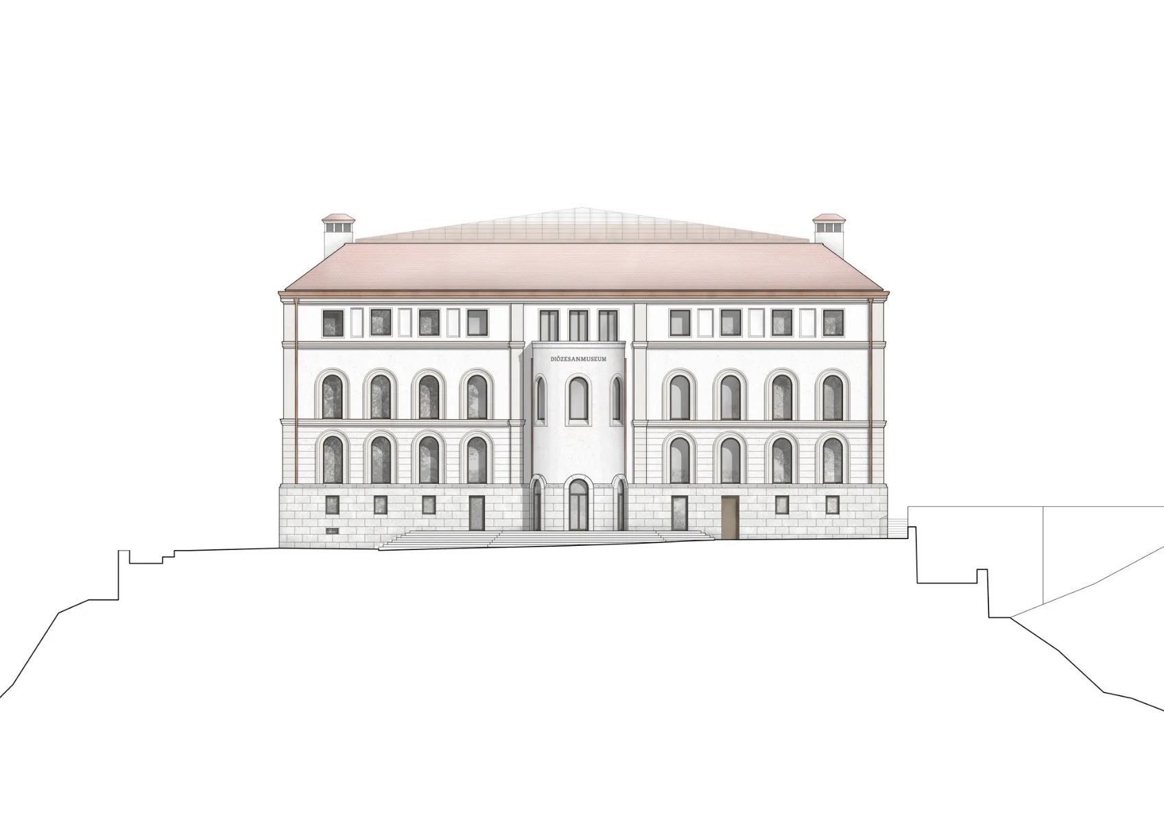 Ansicht West, Grafik