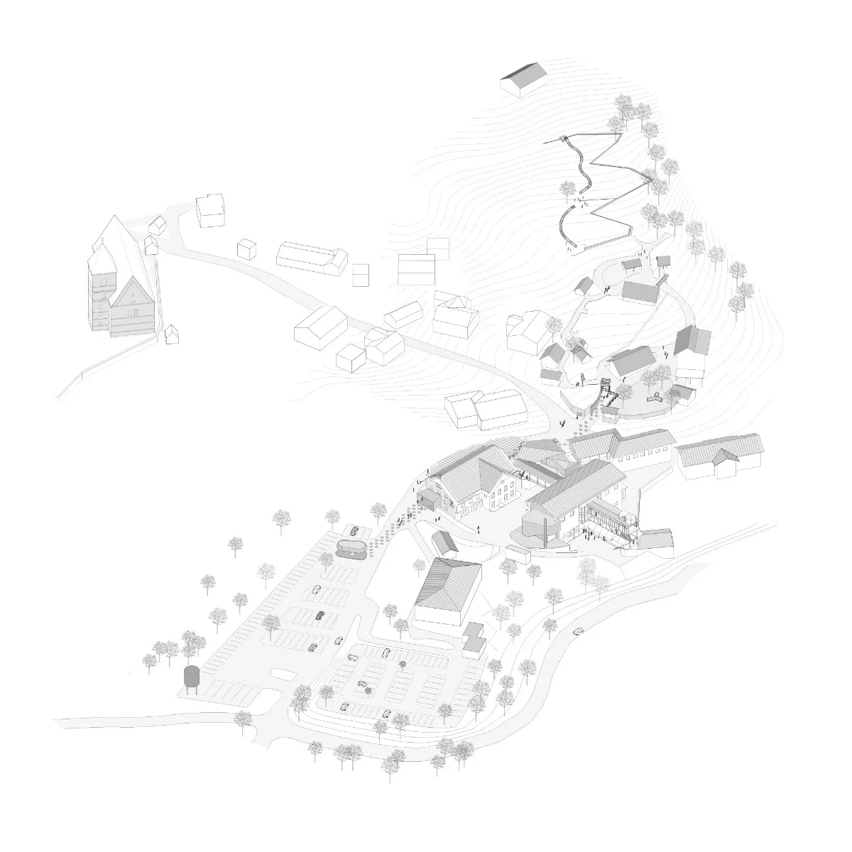 Lageplan, Grafik
