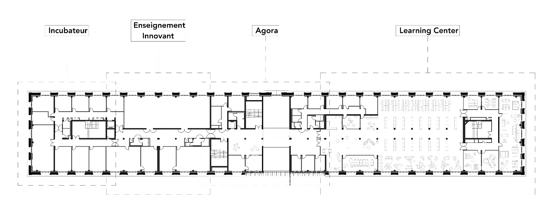 Grundriss erstes Obergeschoss, Grafik