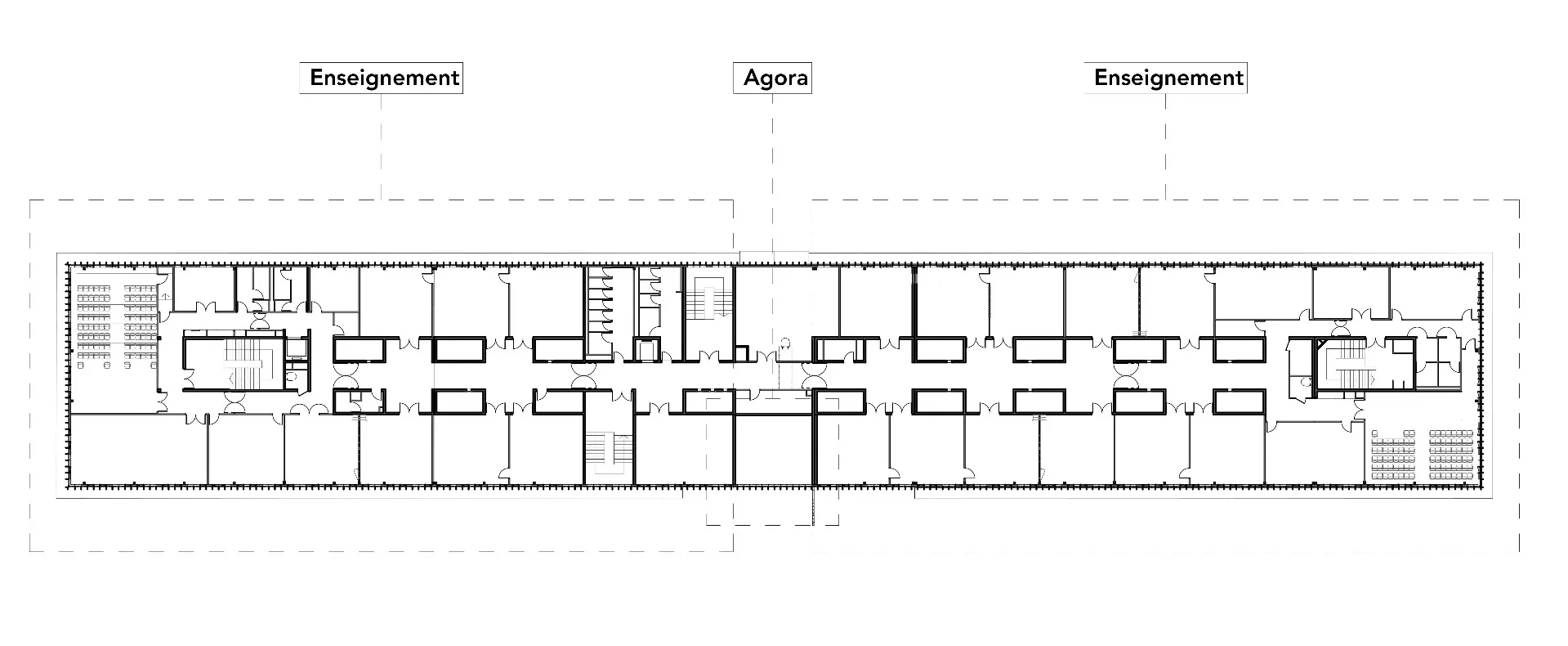 Grundriss zweites Obergeschoss, Grafik