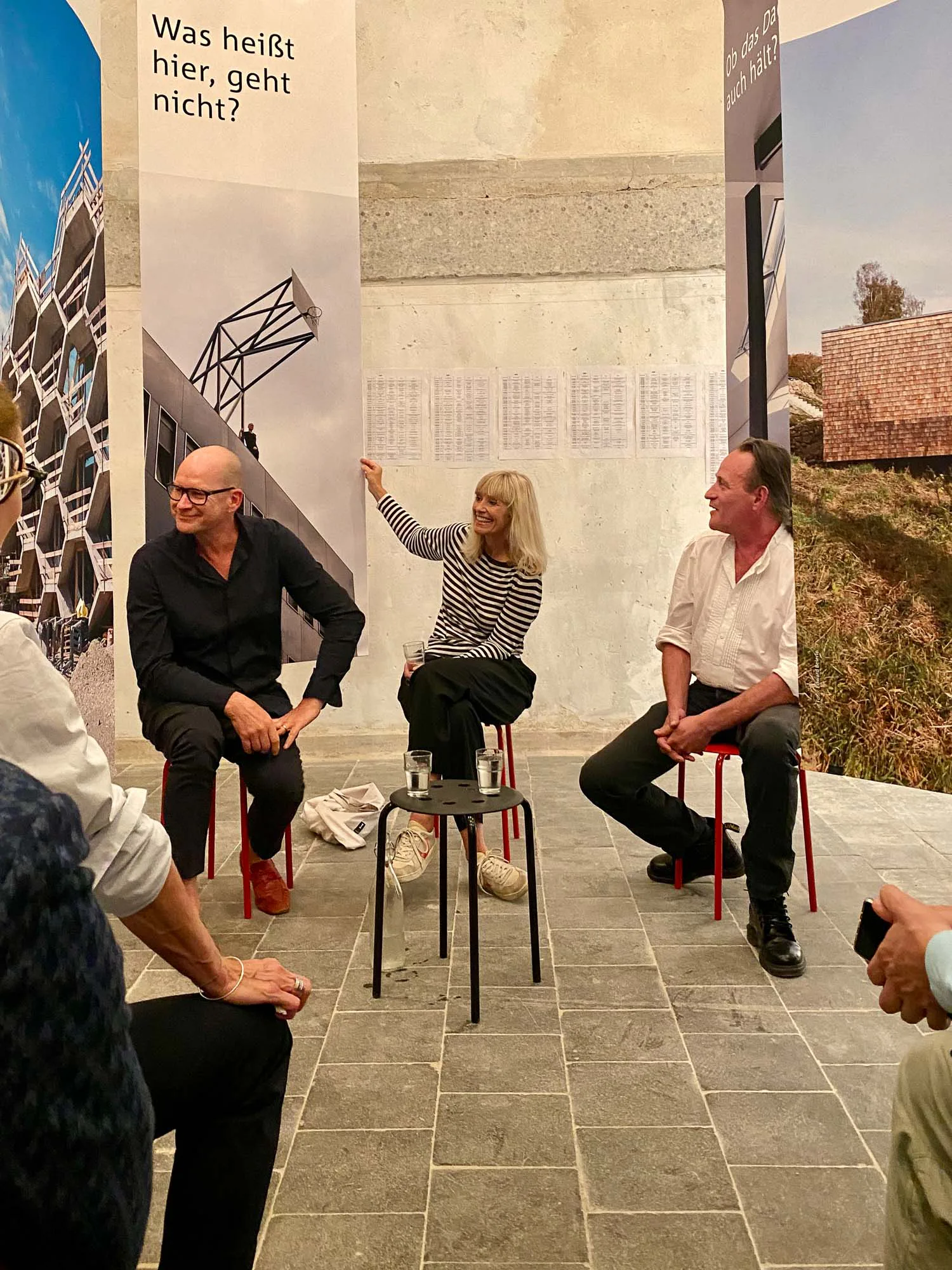 Im Gespräch mit Benjamin Bergmann, Thomas Beck und Nicola Borgmann.