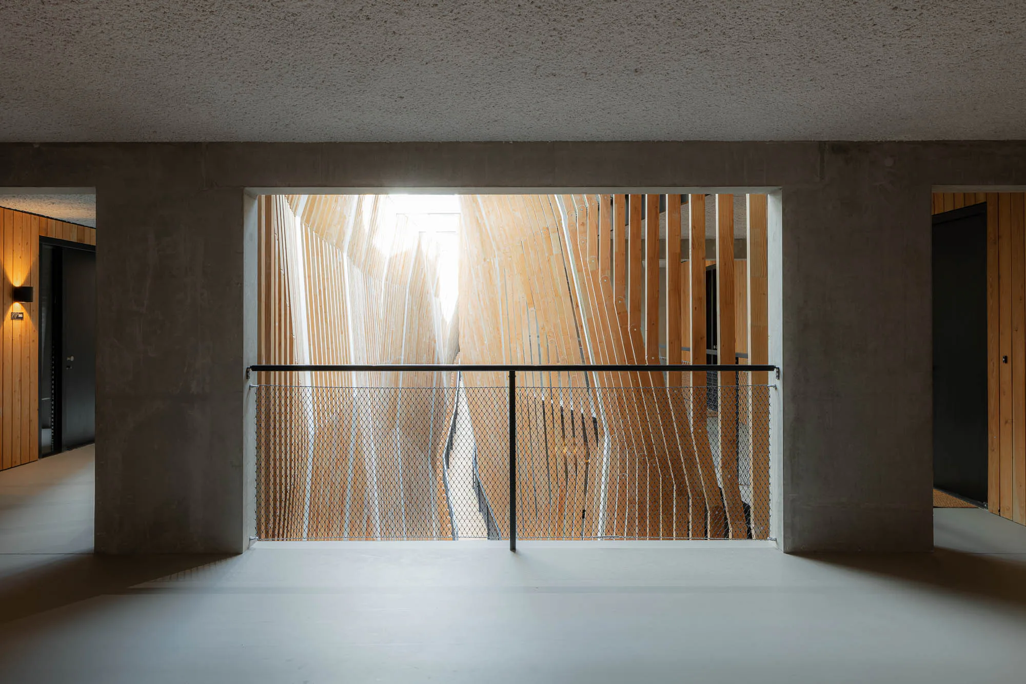 Blick auf das Atrium