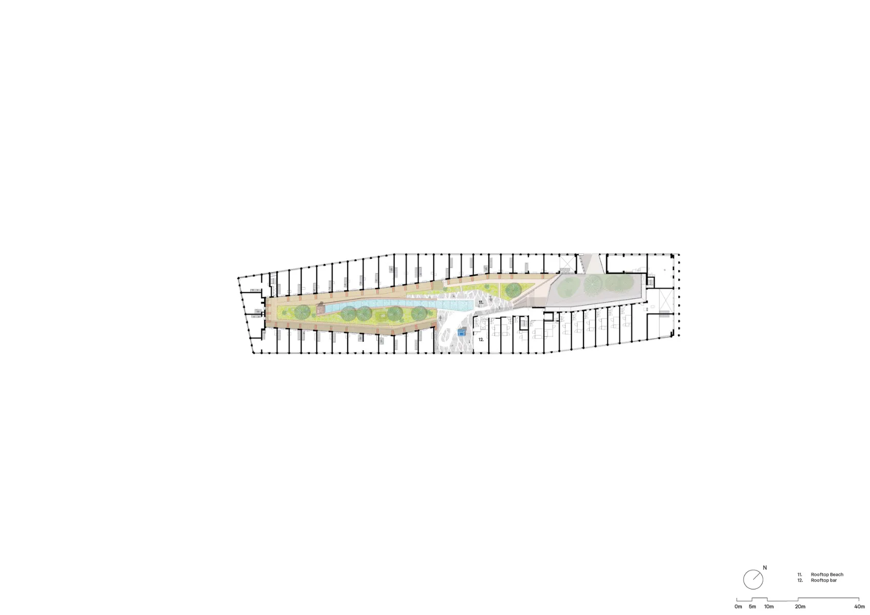 Grundriss Dachgeschoss, Grafik