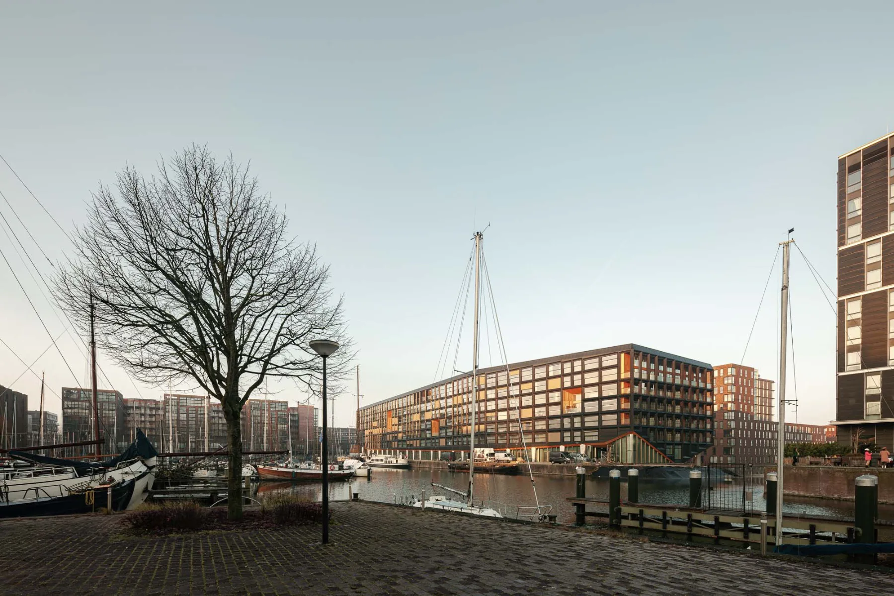 Wohnungsbau Jonas im Neubauviertels Amsterdam-IJburg