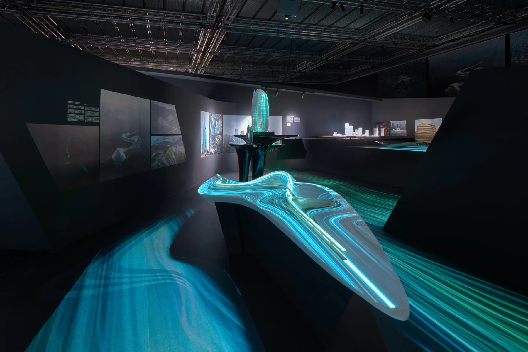 Virtuelle und analoge Ausstellungsgestaltung, Zaha Hadid Architects