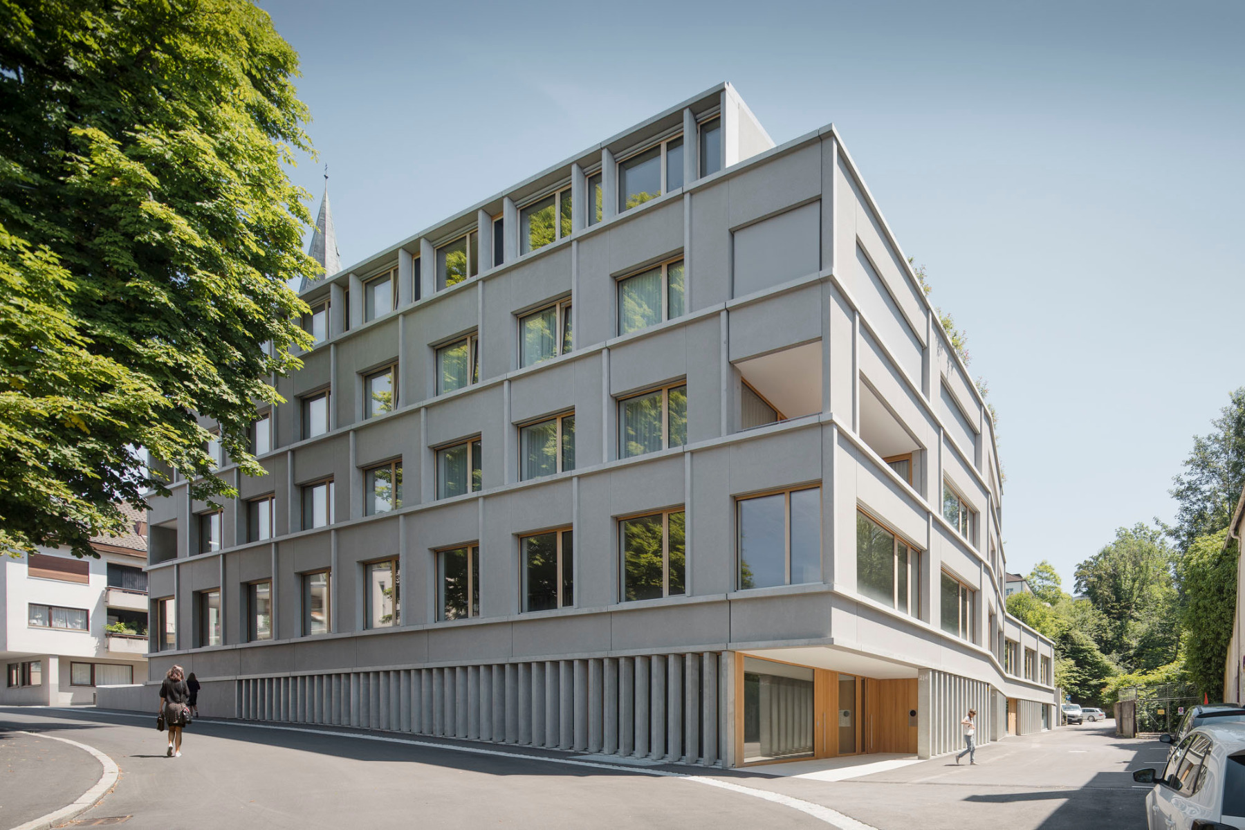 Wohn- und Bürohaus in Bregenz von Dietrich Untertrifaller