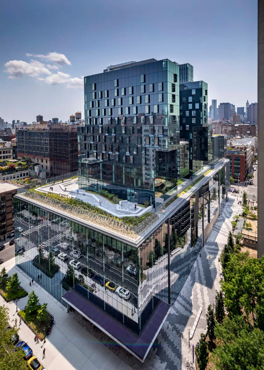 Das vollverglaste Paulson Center in Greenwich Village bildet das Tor zum Universitätscampus der New York University.