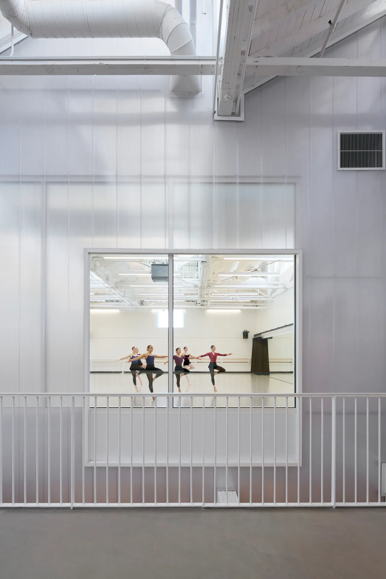 Blick in ein Tanzstudio
