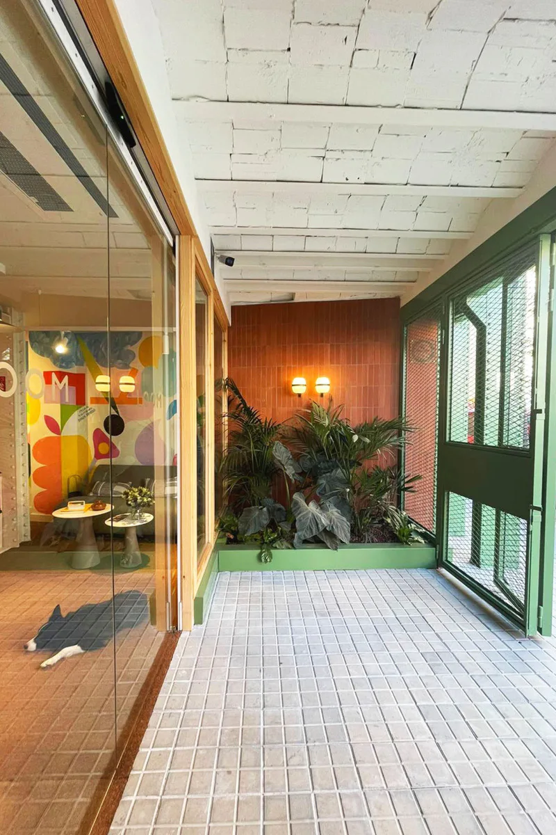 Eingangsbereich des Coworking-Büros