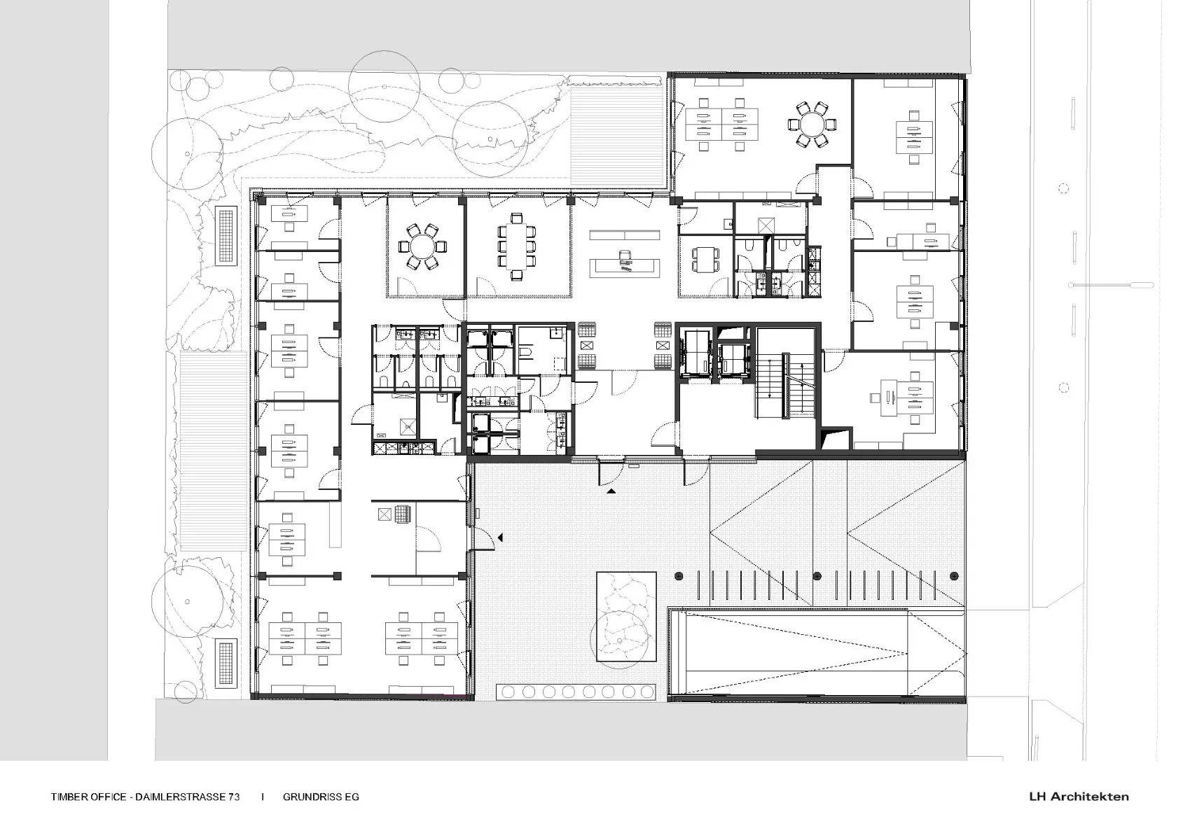 Grundriss EG, Grafik