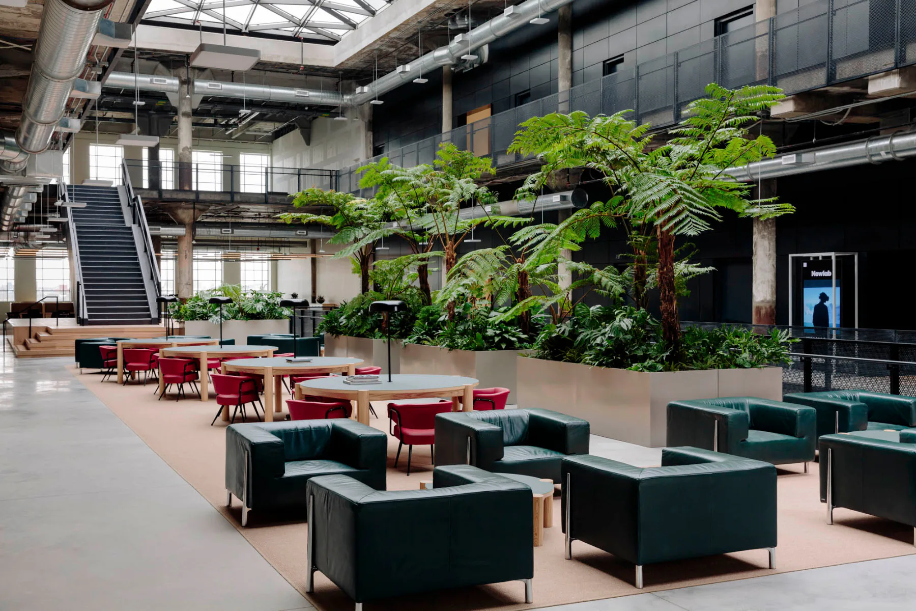 Lounge im Erdgeschoss