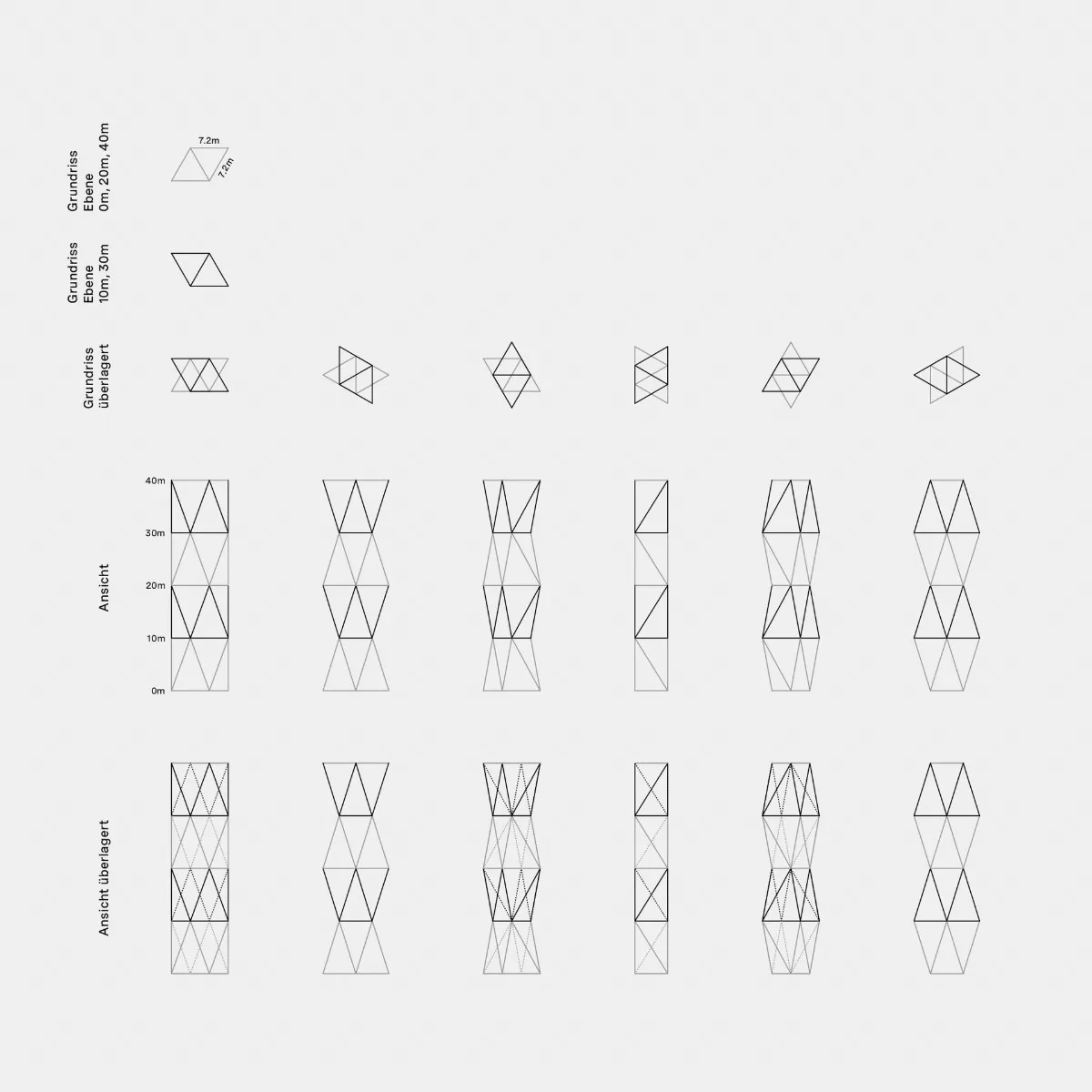 Geometrie Aussichtsturm Hardwald, Grafik