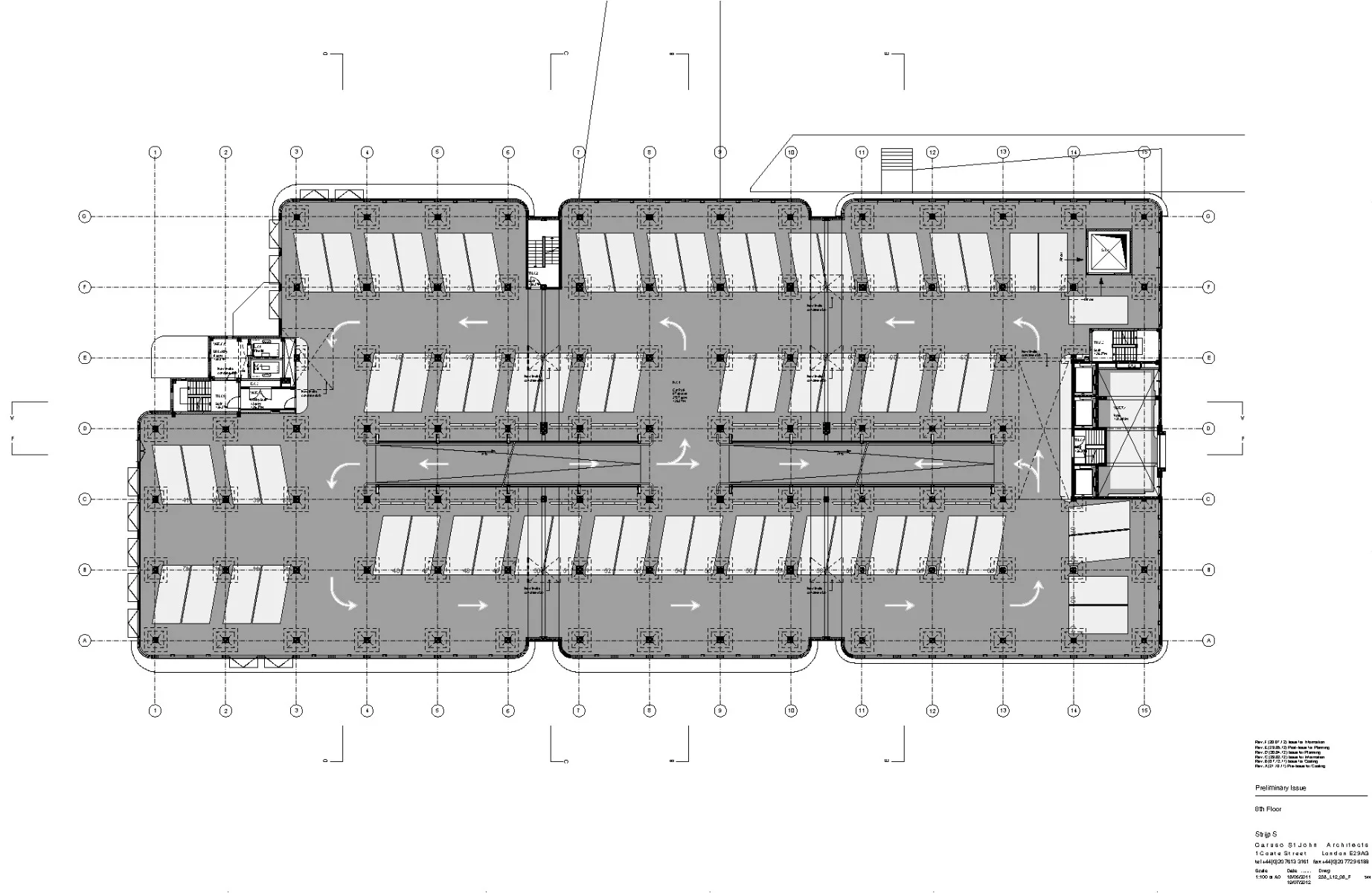 Grundriss 8. OG, Grafik