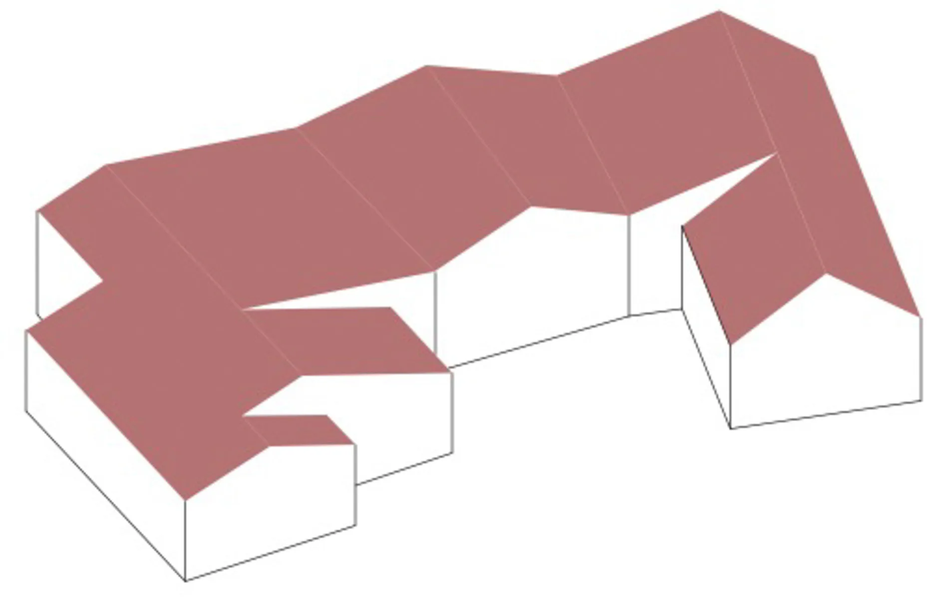Dachlandschaft, Grafik