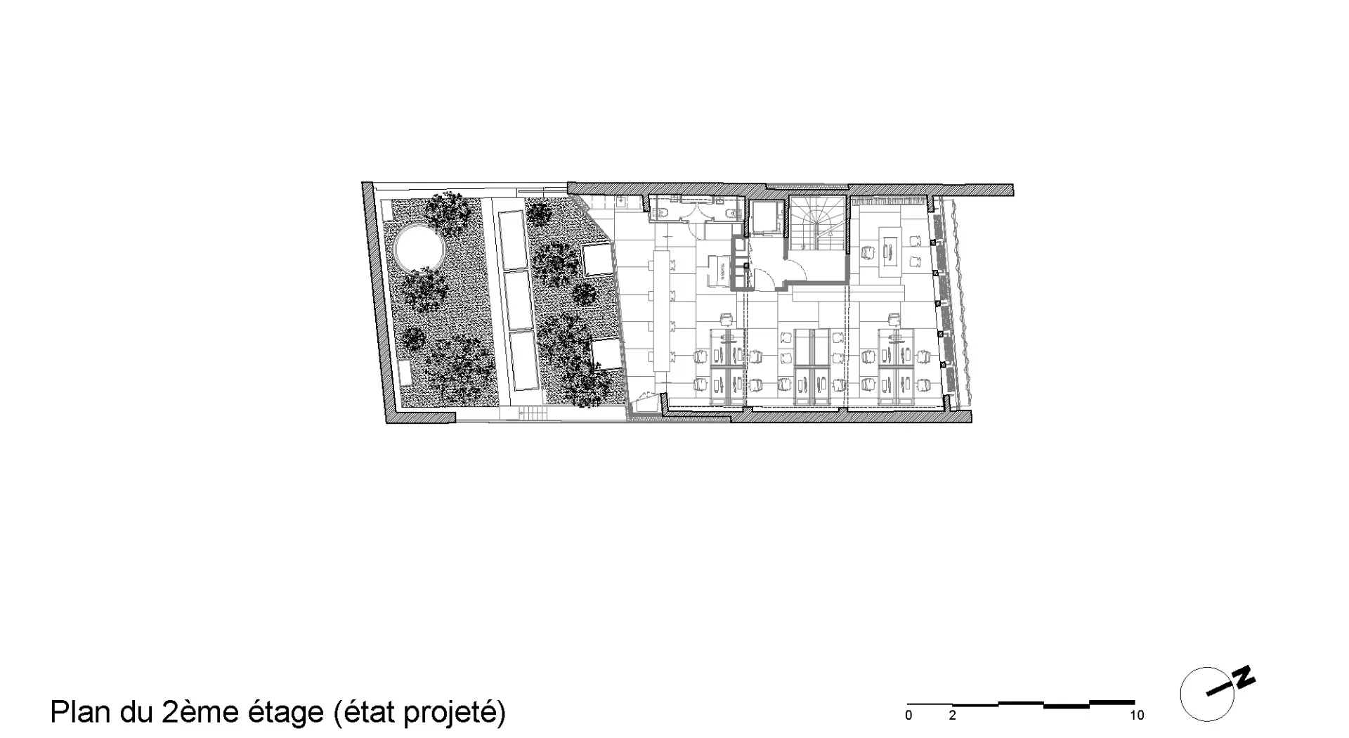 2. OG Neuplanung Büro, Grafik