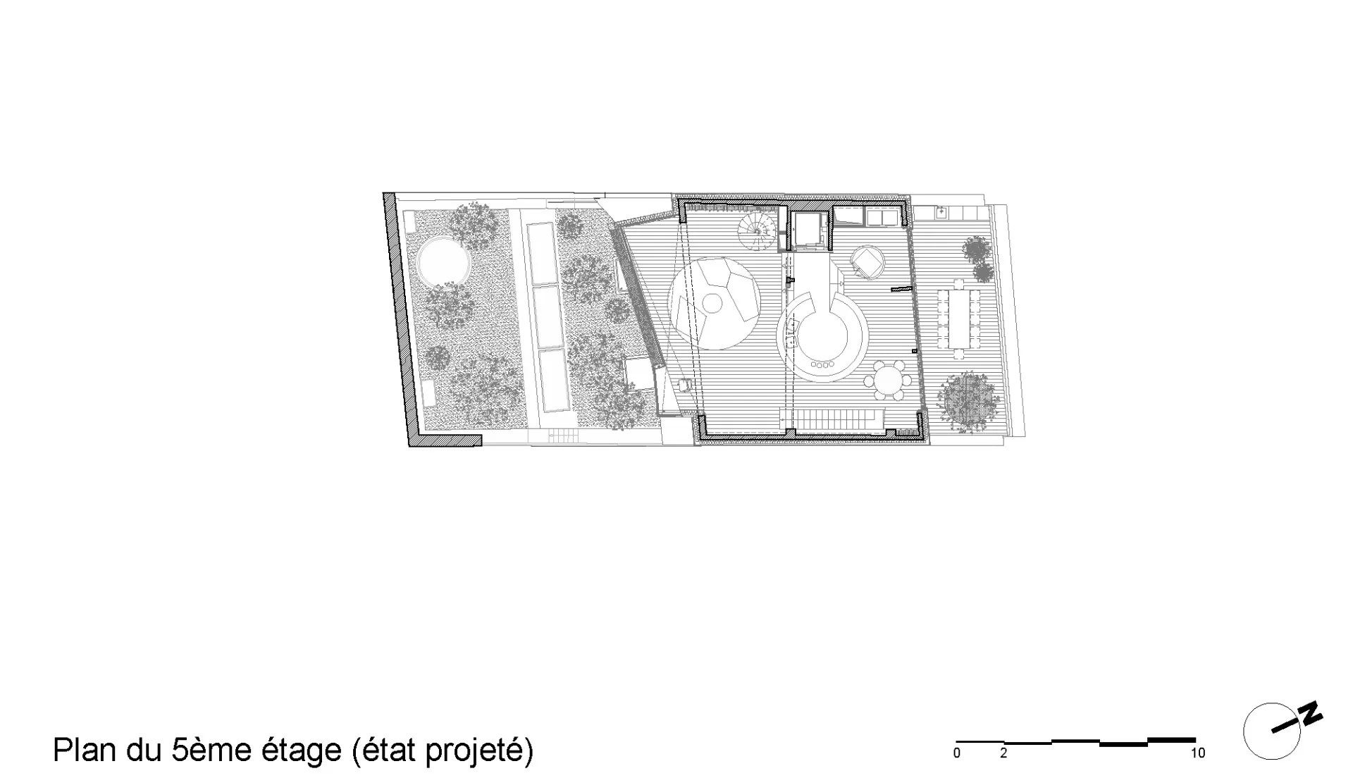5. OG Neuplanung Maisonette, Grafik