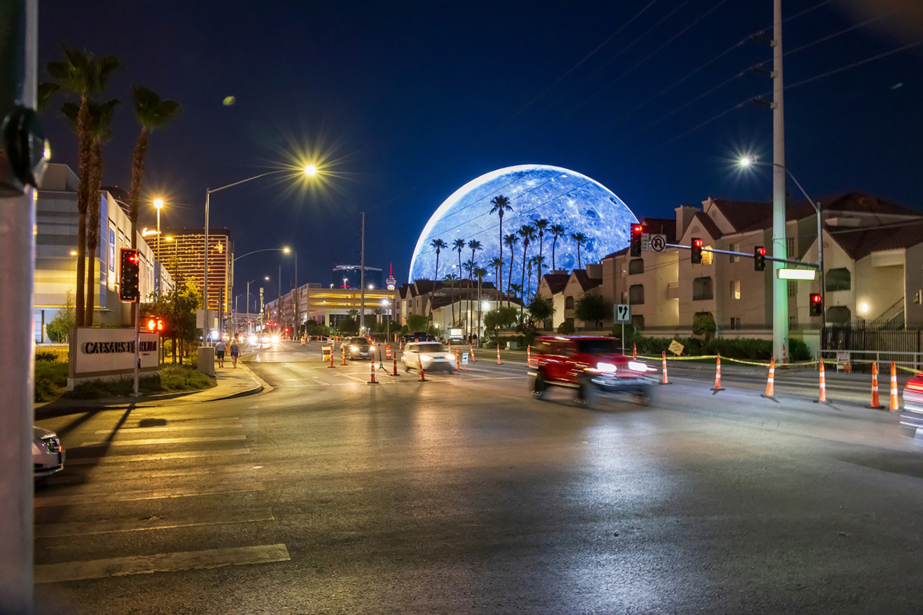 Glasparallelogramme für „The Sphere" in Las Vegas