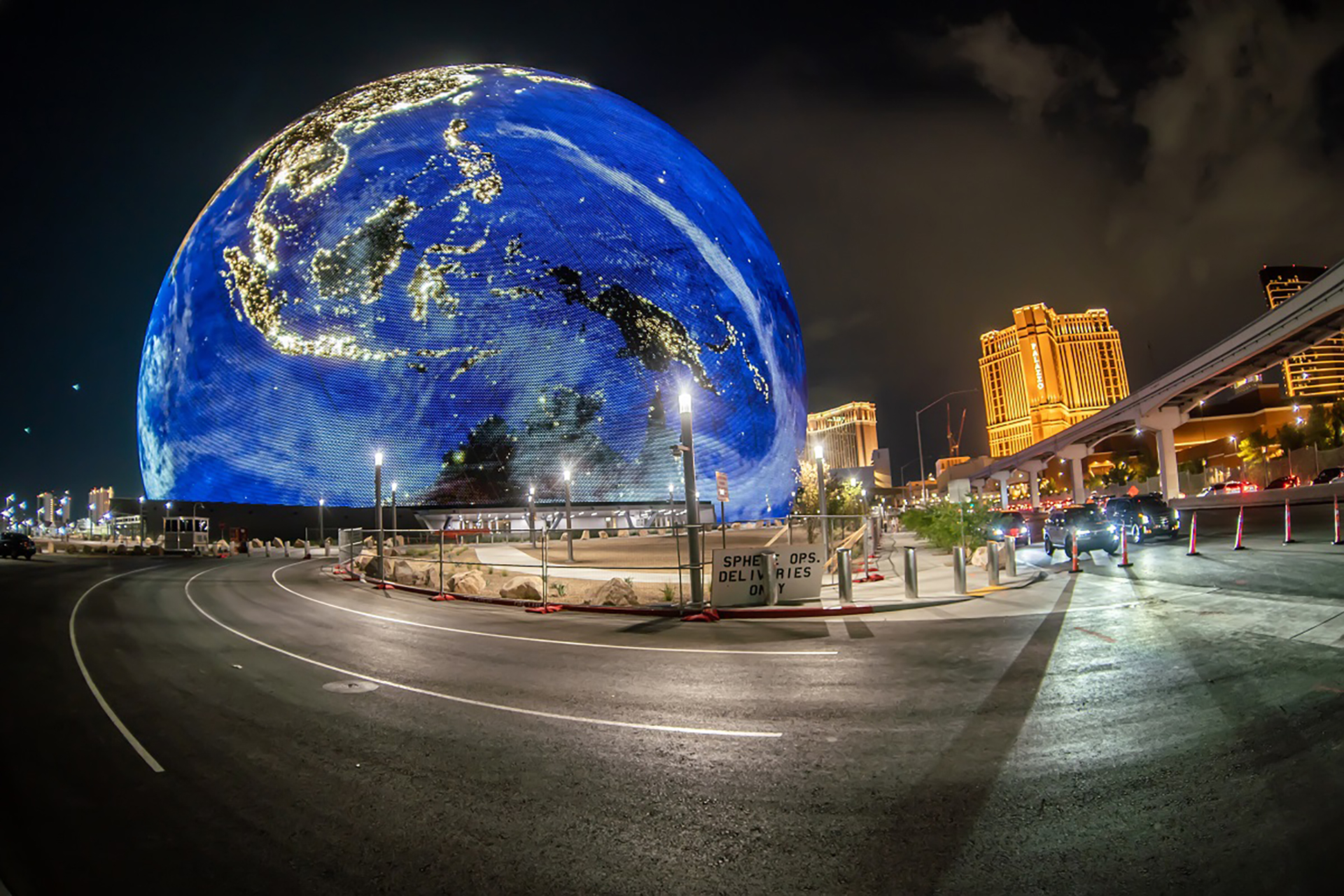 Das neue Veranstaltungszentrum in Las Vegas, wird Ende September 2023 eröffnet.