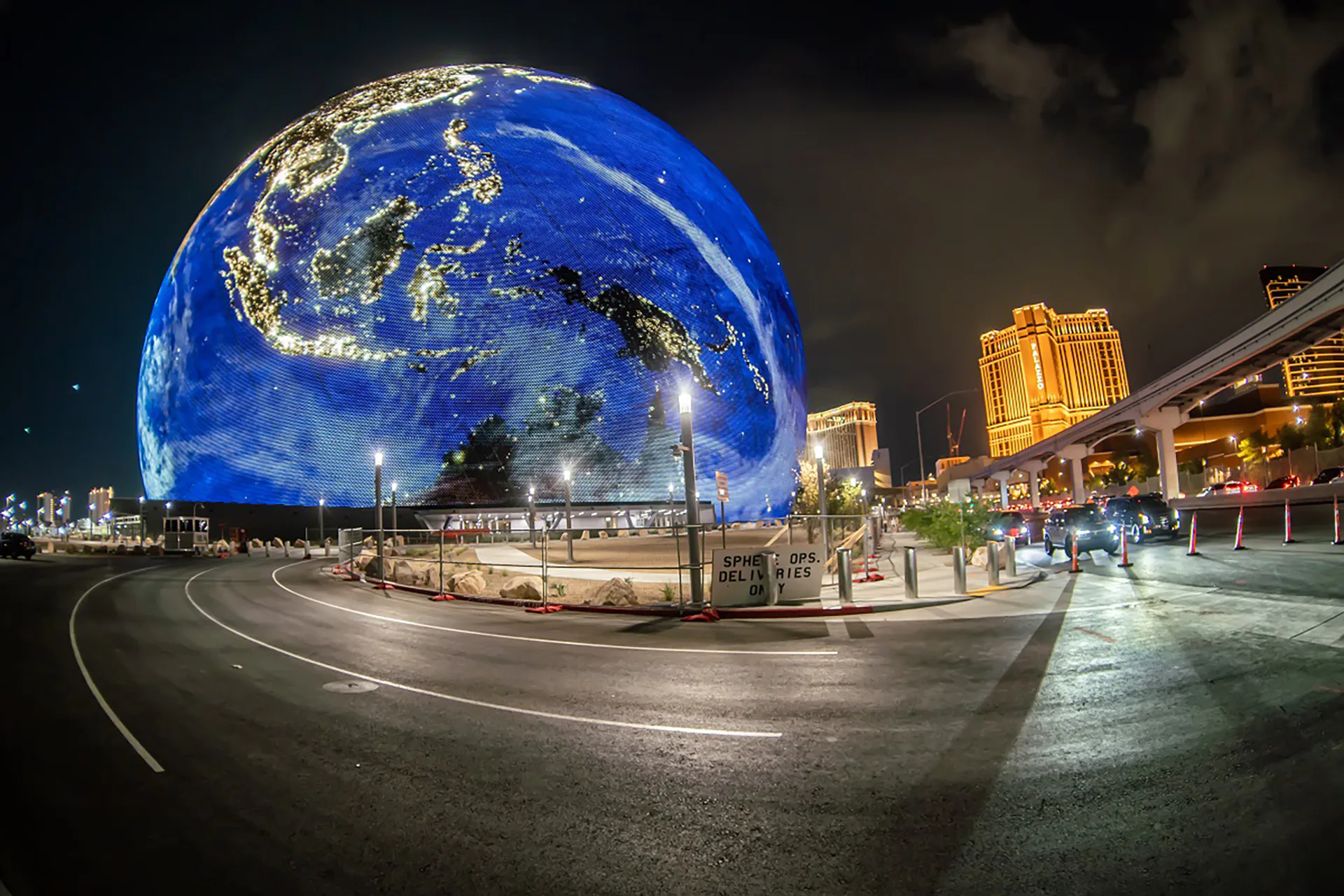 Das neue Veranstaltungszentrum in Las Vegas, wird Ende September 2023 eröffnet.