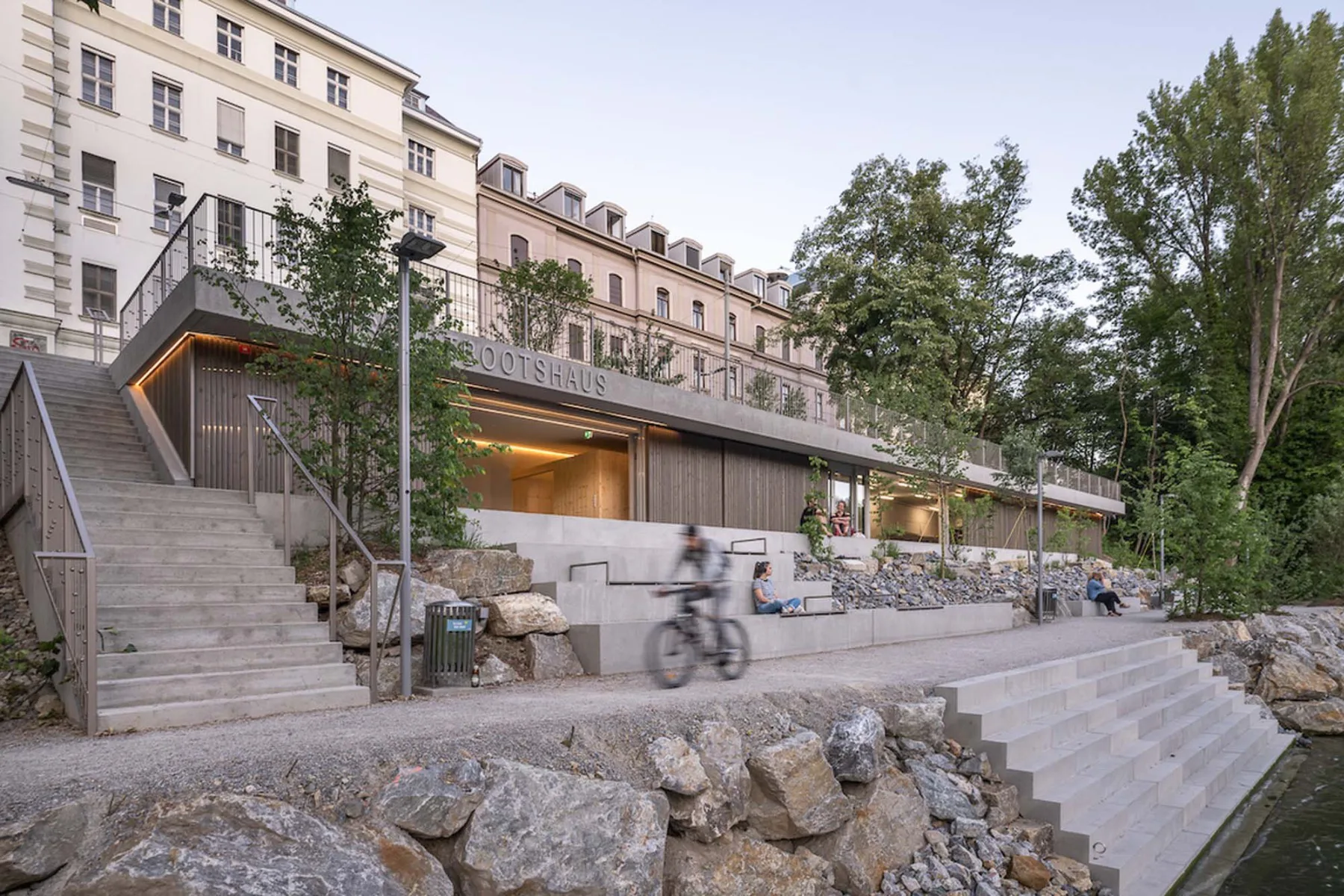 Stadtbootshaus in Graz, nominiertes Projekt aus der Steiermark