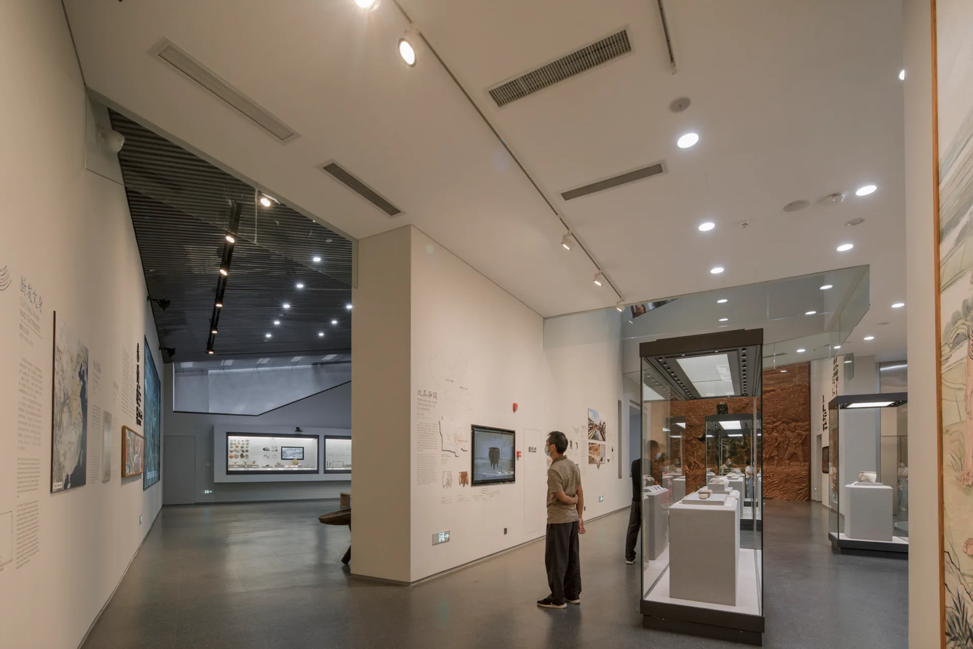 Ausstellungsraum des Archäologiemuseums