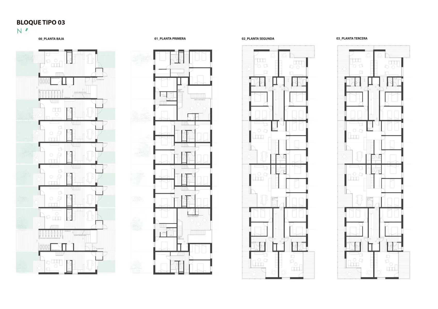 Grundriss Blocktypus 3, Grafik