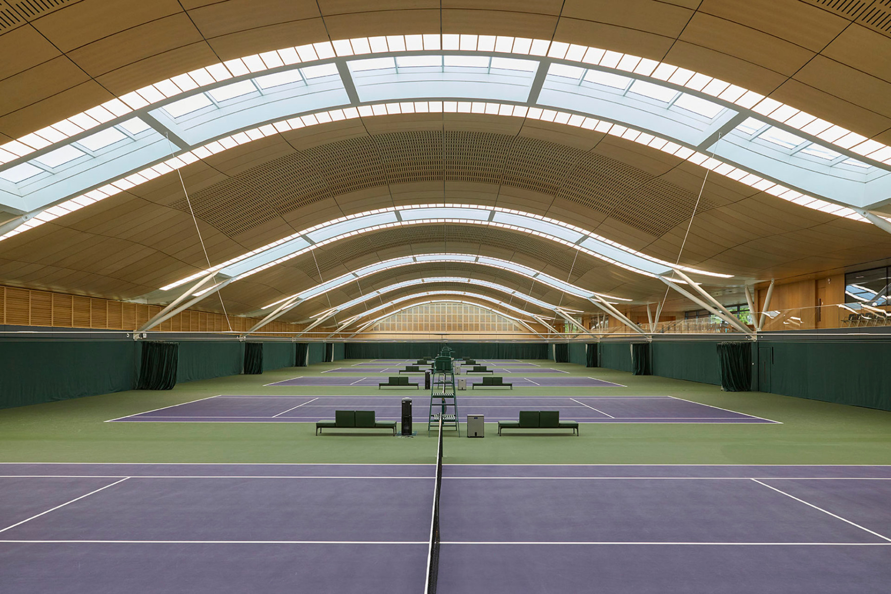 Neue Tennishalle für Wimbledon von Hopkins Architects