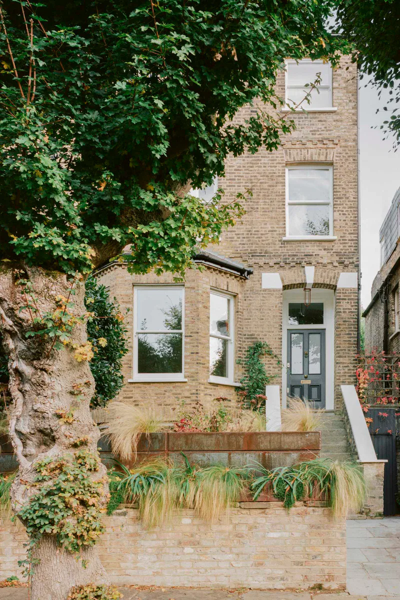 Straßenansicht des Einfamilienhauses in London