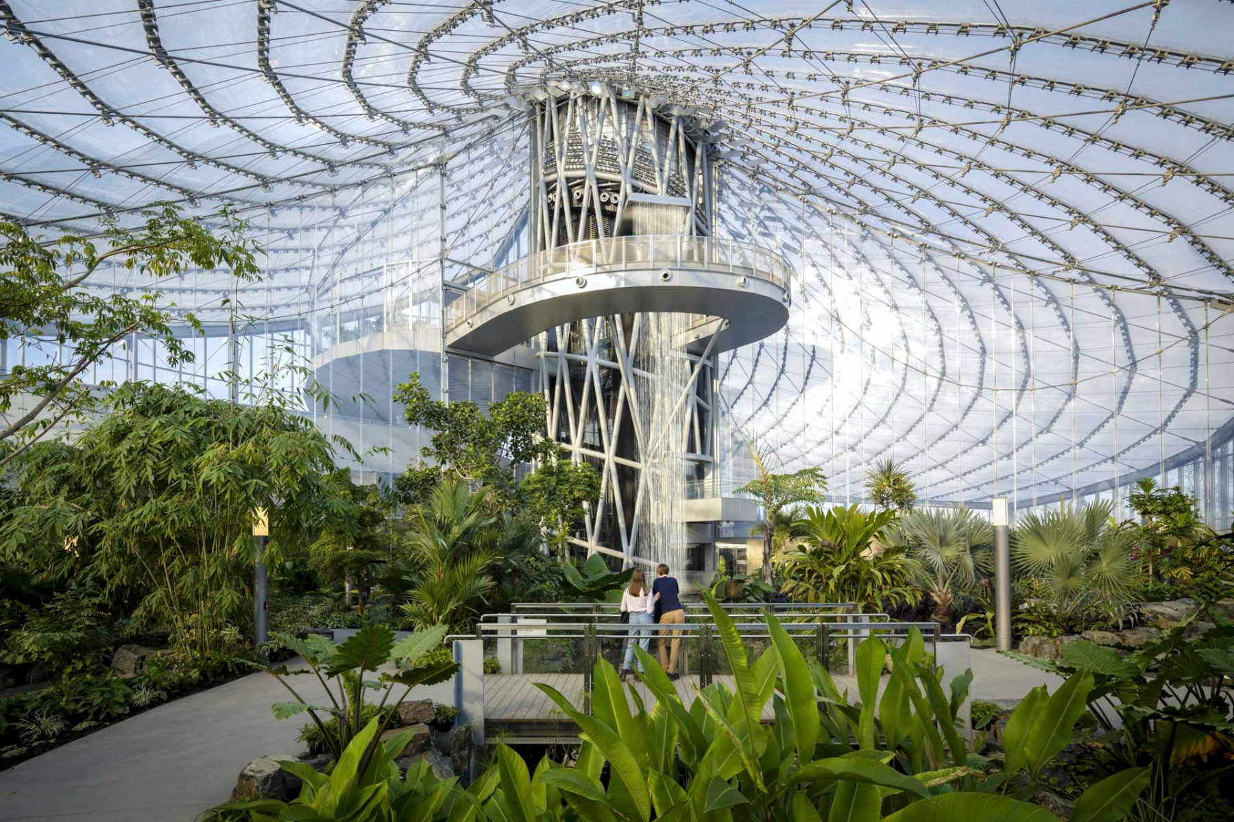 Seiltragwerk mit Foliensystem