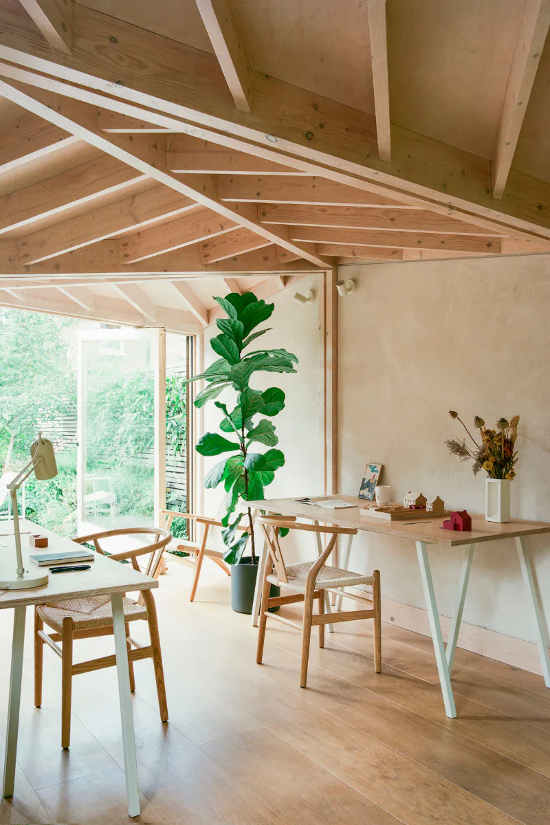 Blick in den Innenraum des Garden Studios