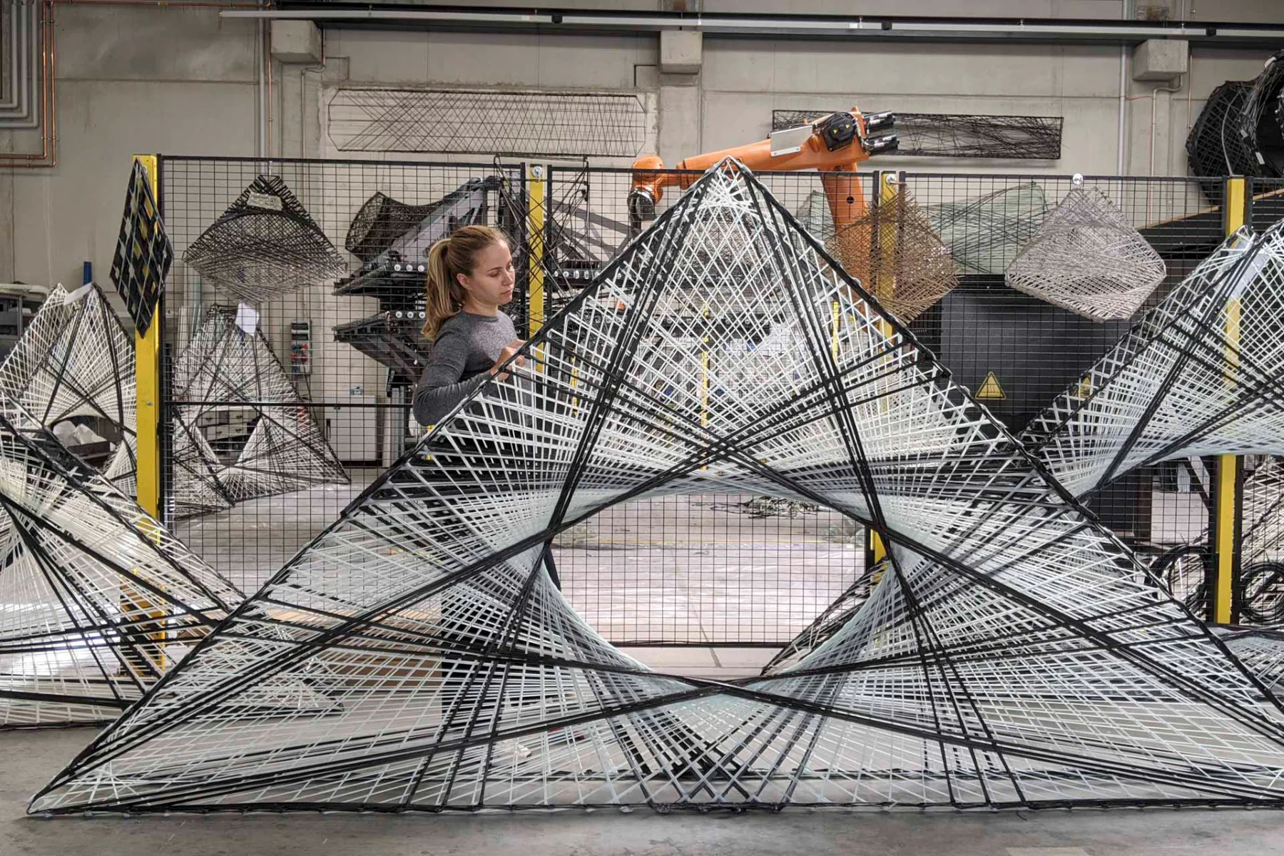 Die Elemente haben eine individuelle Geometrie