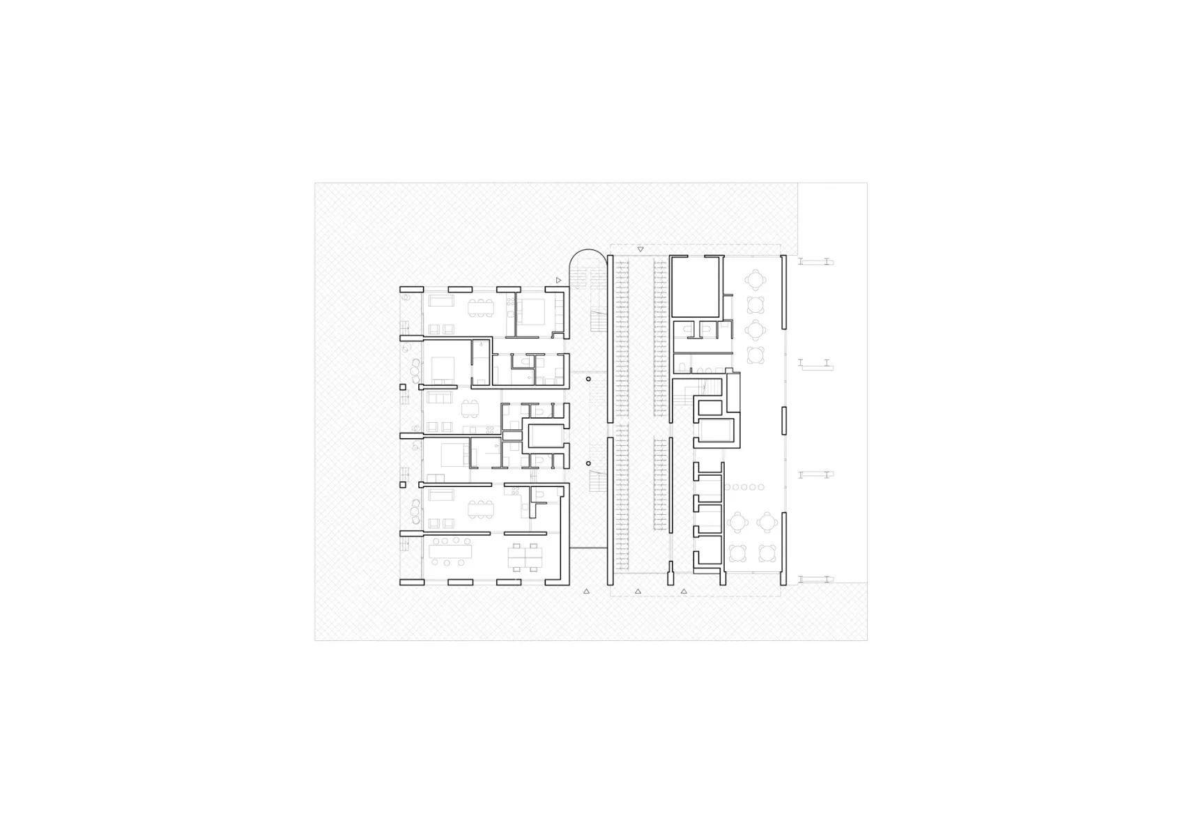 Grundriss Erdgeschoss, Grafik