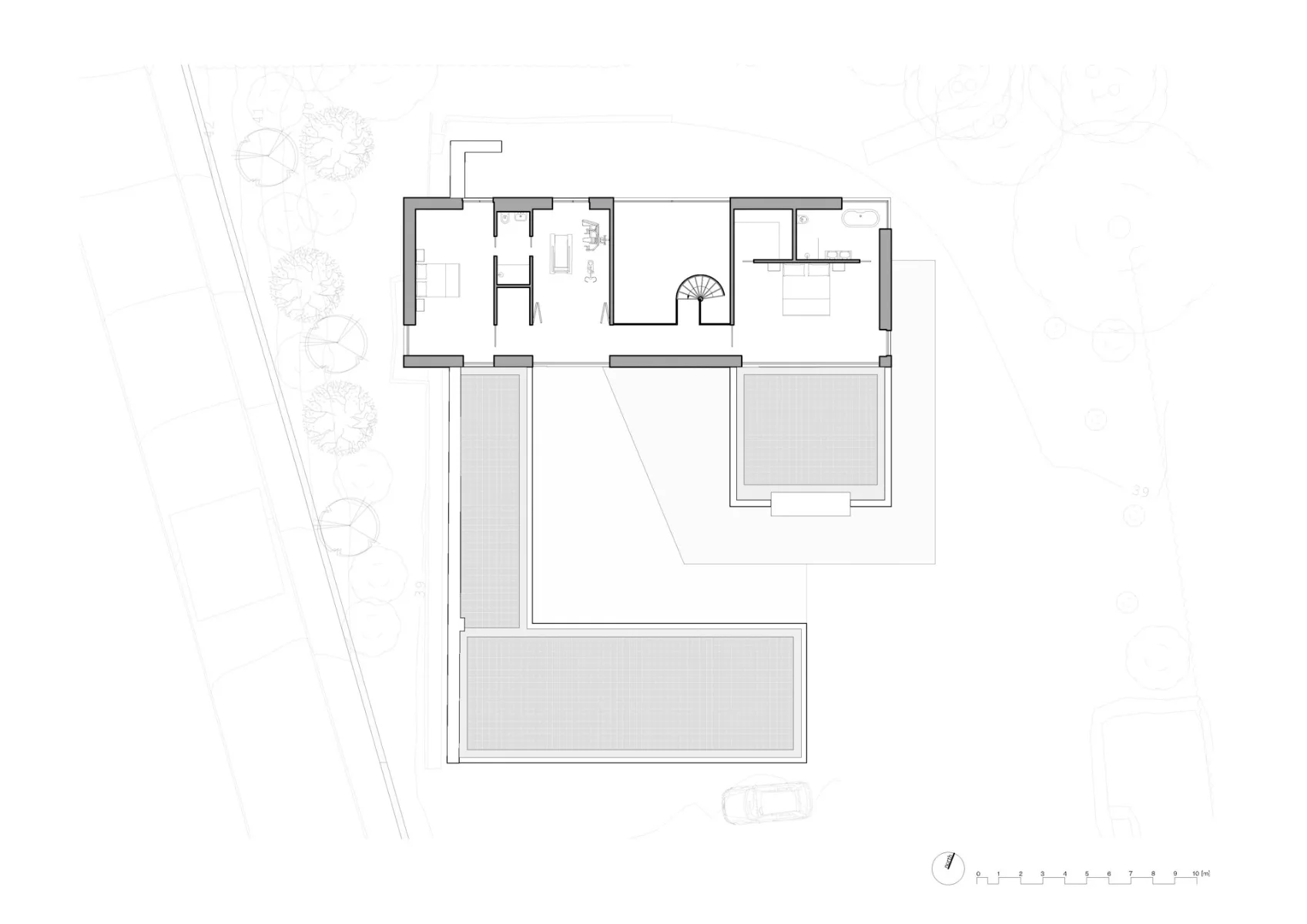 Grundriss OG, Grafik