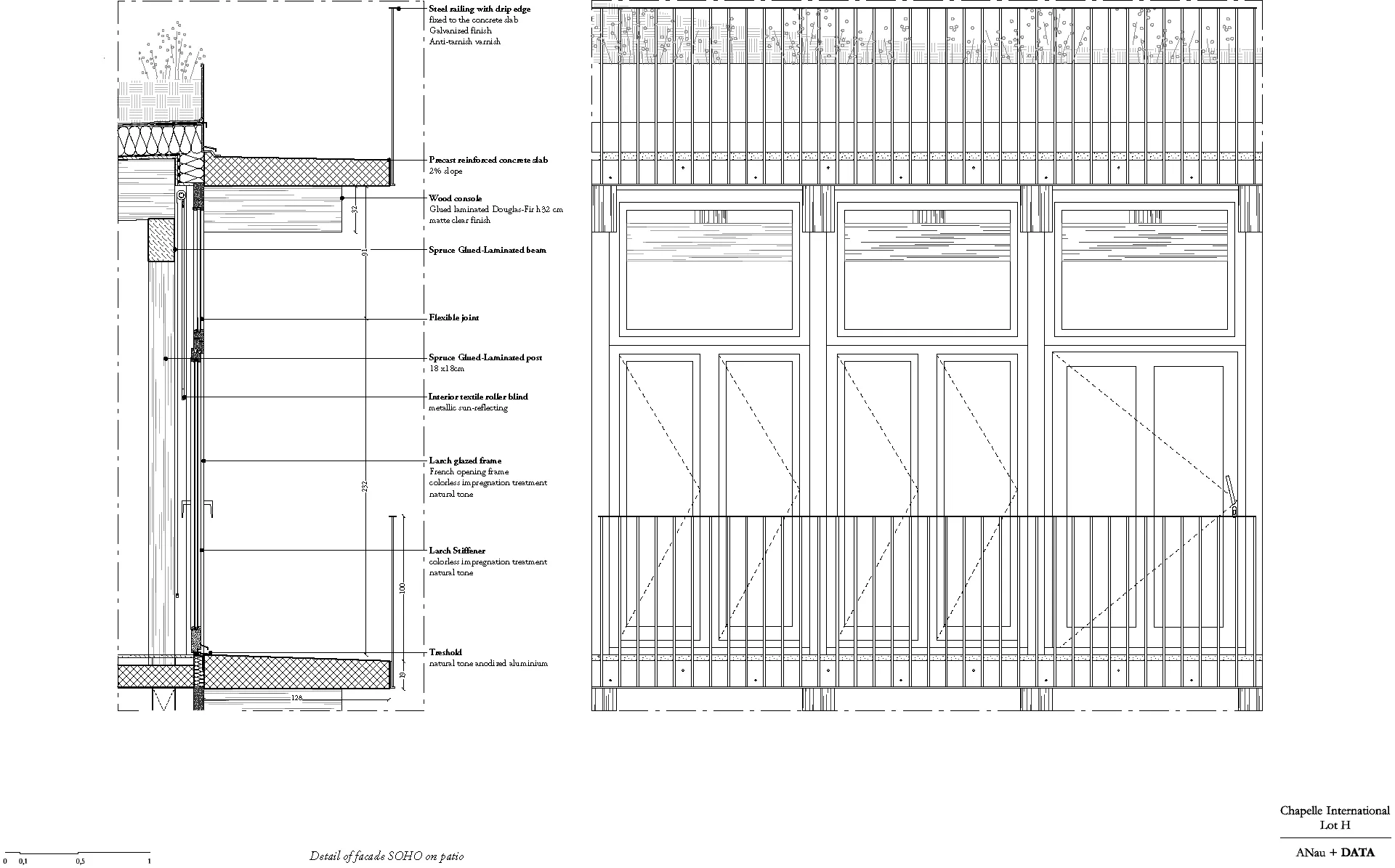 Fassadendetail, Grafik