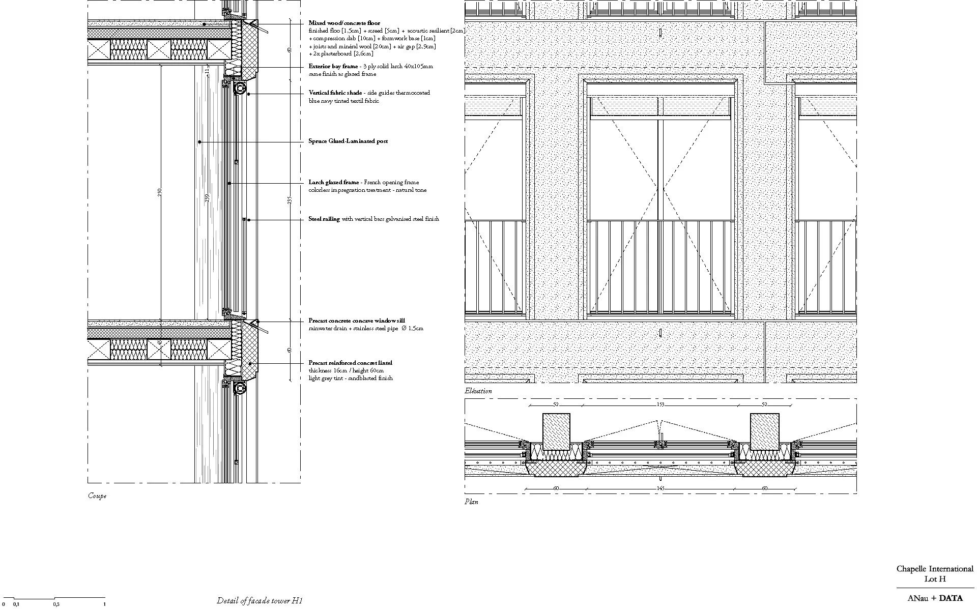 Fassadendetail, Grafik